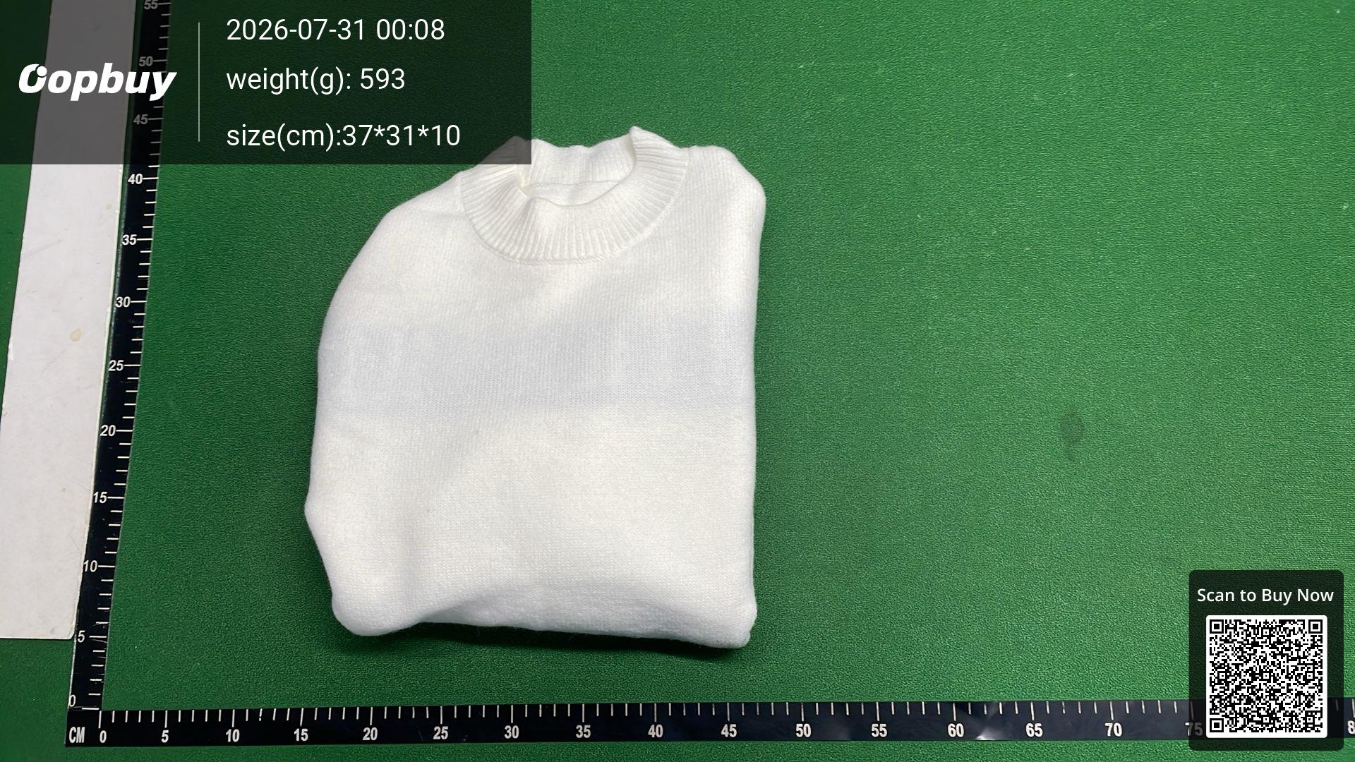 Foto QC 8 de Jacquemus Crewneck Sweater Logo White