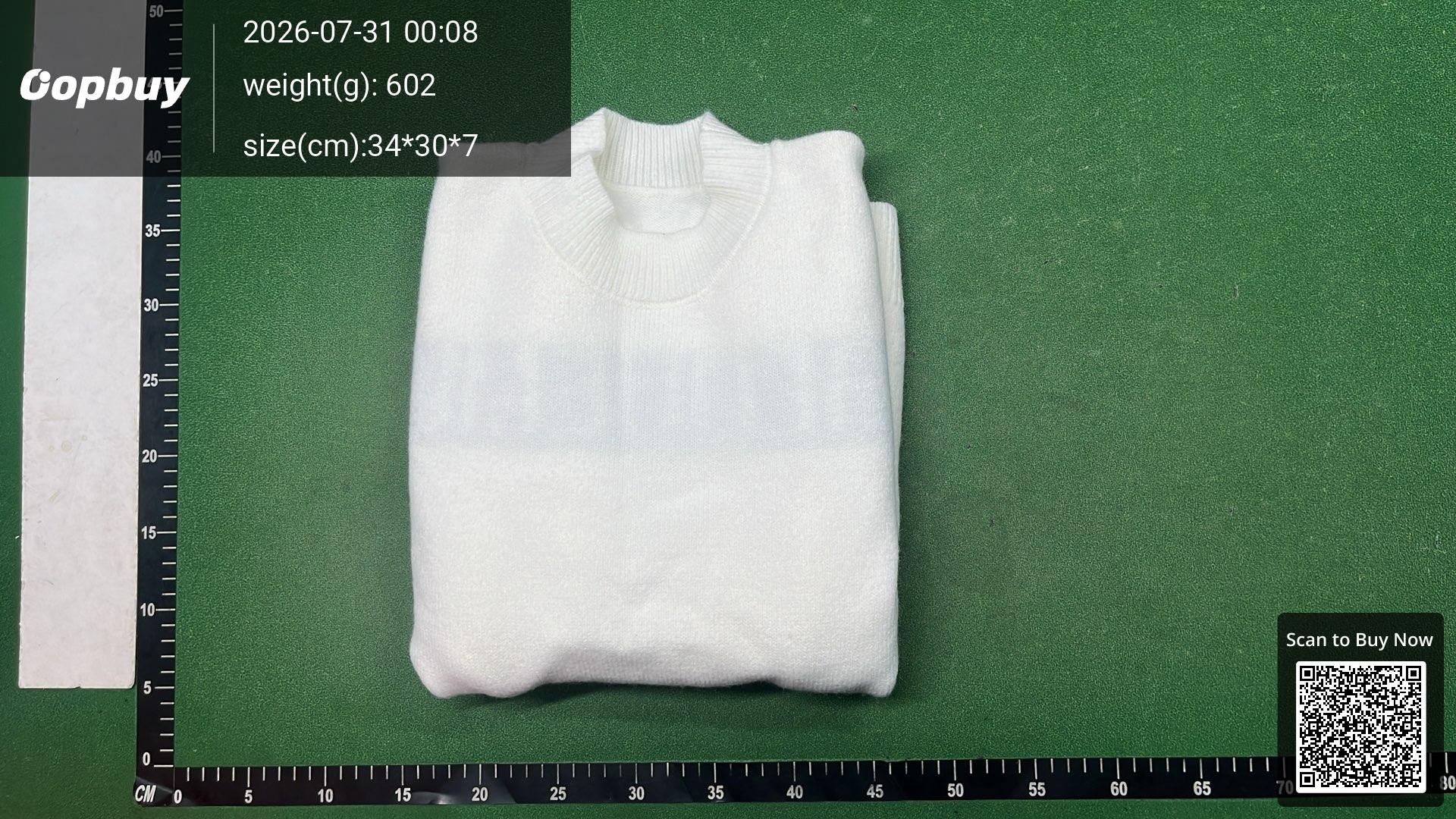 Foto QC 4 de Jacquemus Crewneck Sweater Logo White