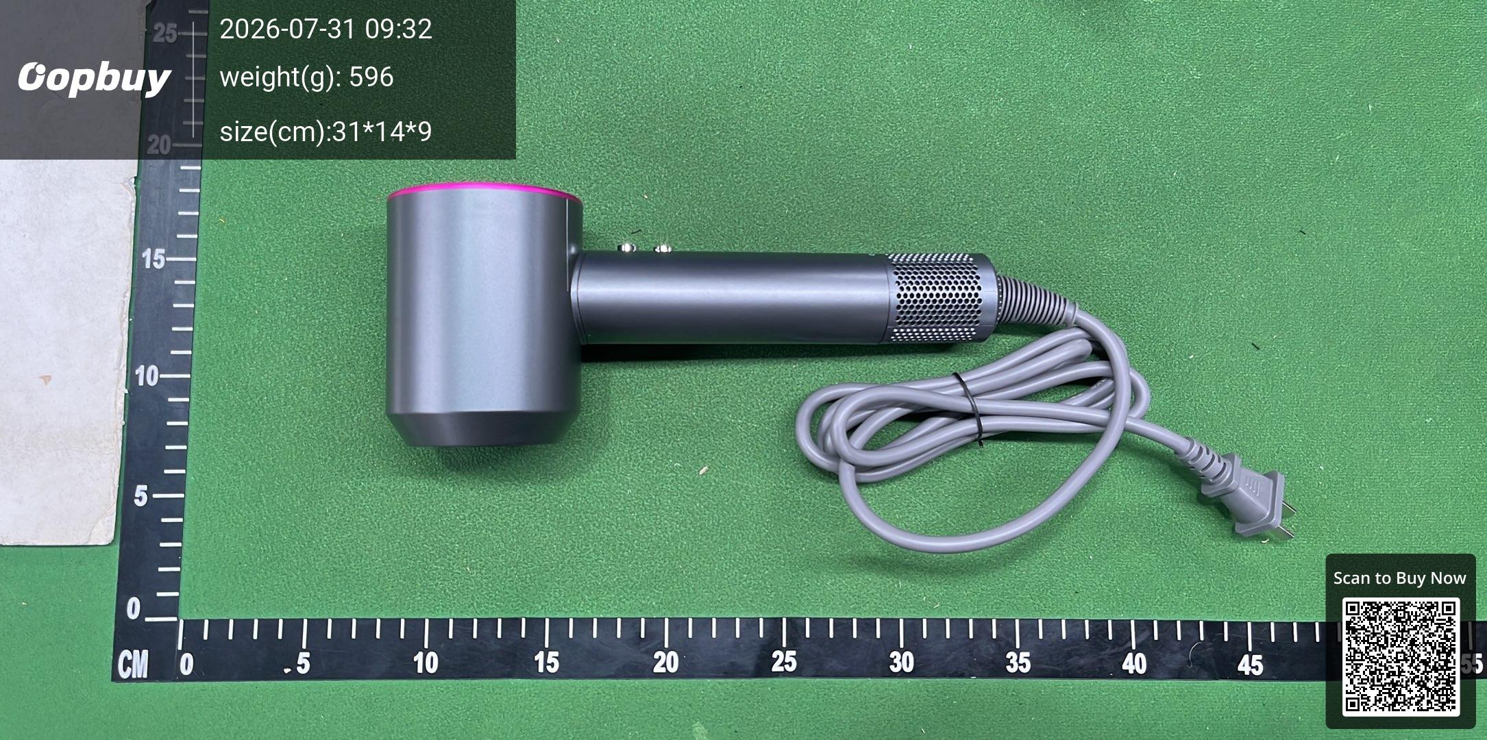 Foto QC 6 de Other Bladeless High-Speed Hair Dryer White Silver