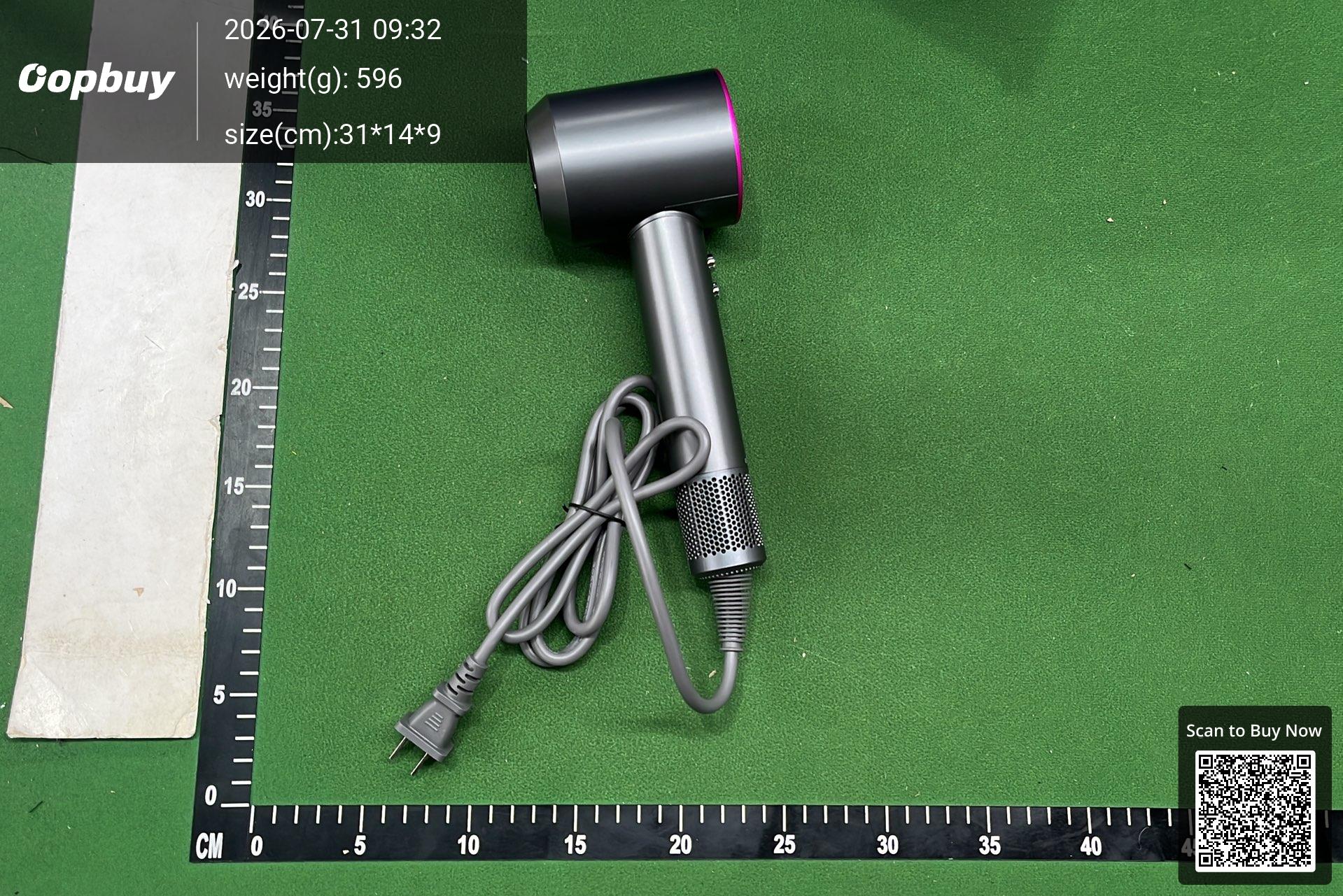 Foto QC 8 de Other Bladeless High-Speed Hair Dryer White Silver