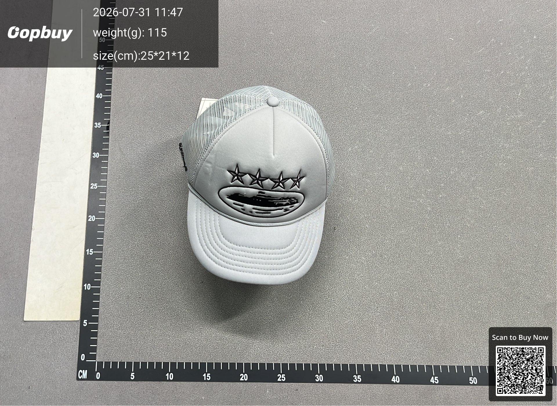 Foto QC 4 de Corteiz 5 Starz Alcatraz Trucker Hat Black