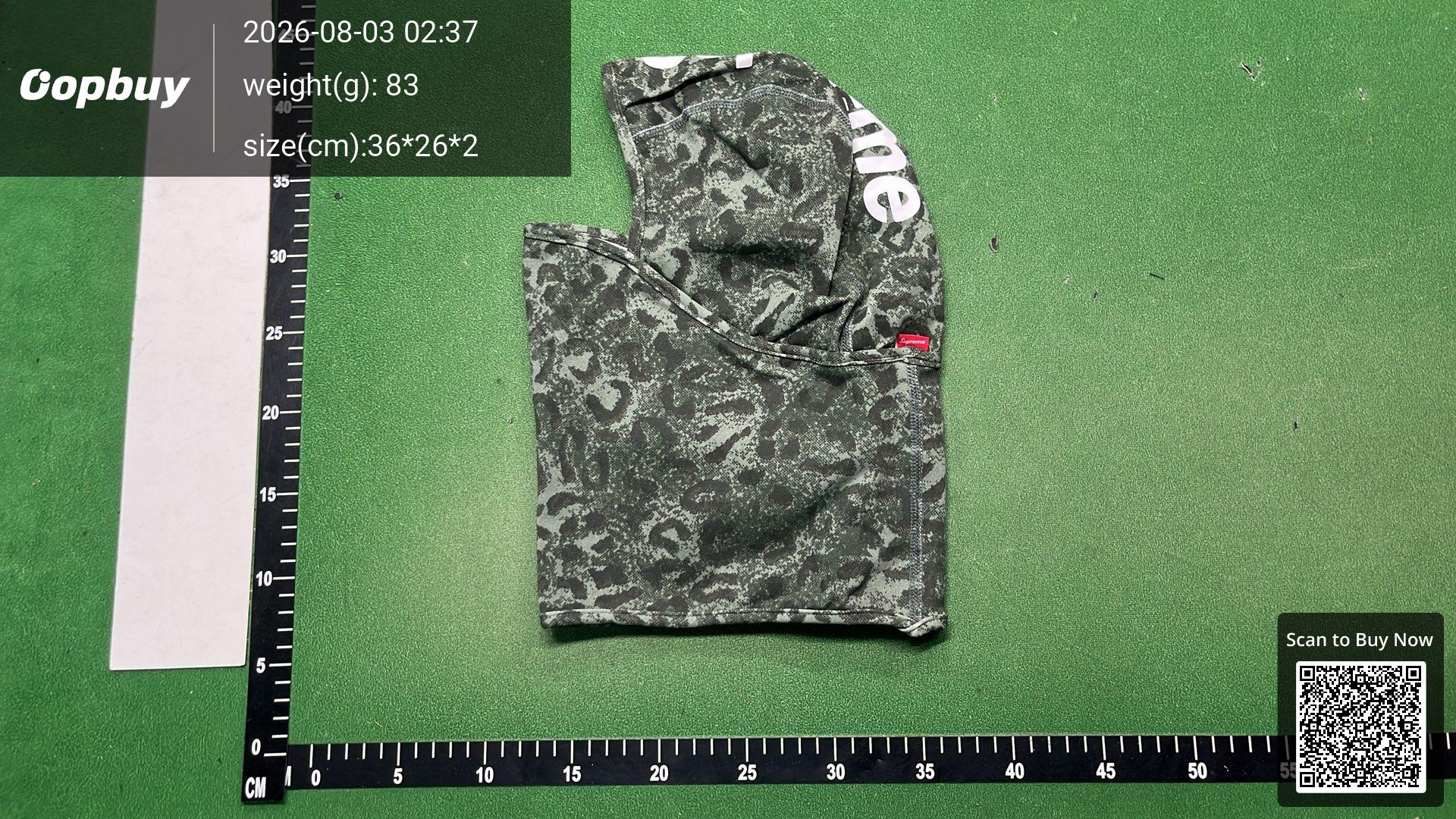 Foto QC 7 de Supreme Heat Reactive Balaclava Black