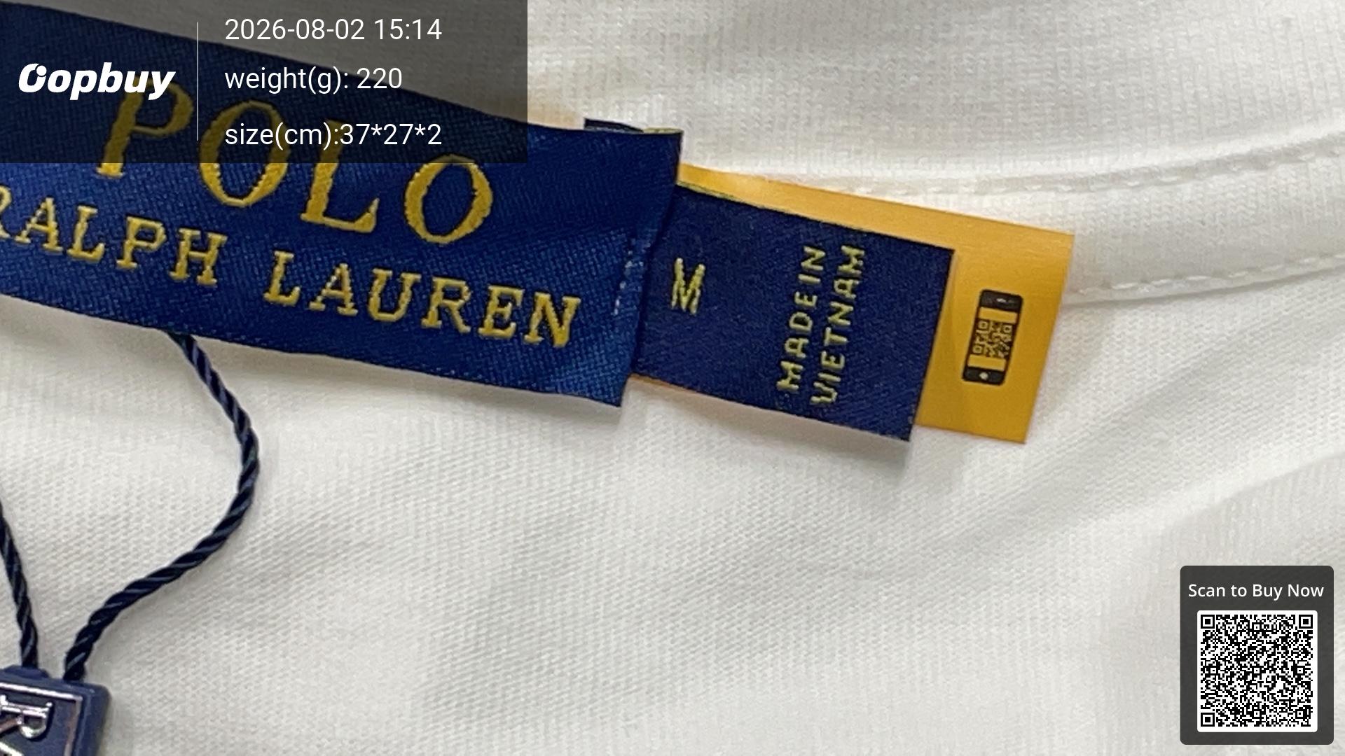 Foto QC 5 de Polo Ralph Lauren T-shirt Pony Embroidery Brown