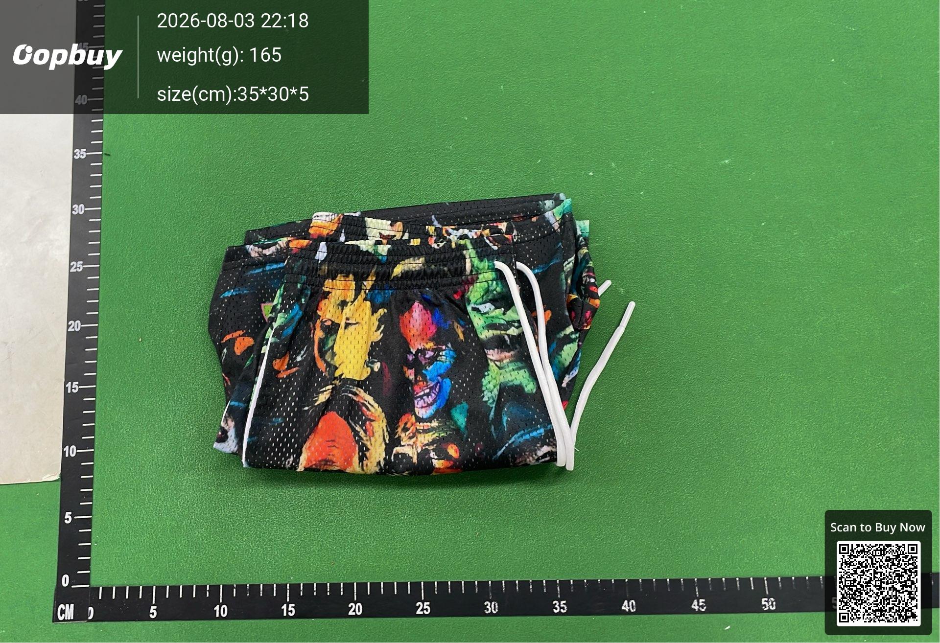 Foto QC 8 de Ryoko Rain Basketball Shorts Mesh Paisley Navy