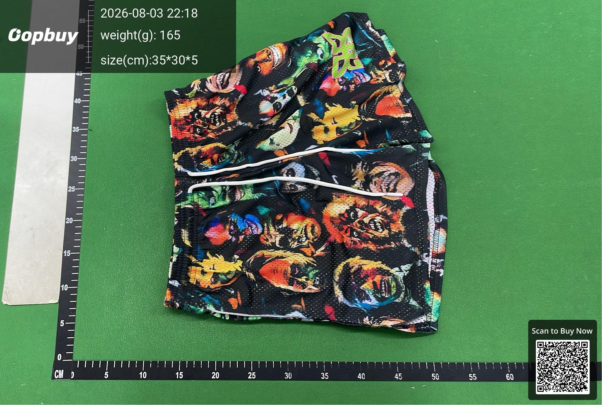 Foto QC 6 de Ryoko Rain Basketball Shorts Mesh Paisley Navy