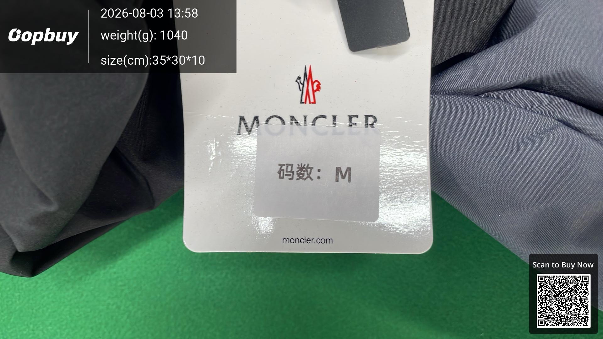 Foto QC 5 de Moncler Maya Puffer Down Jacket Glossy Navy Blue
