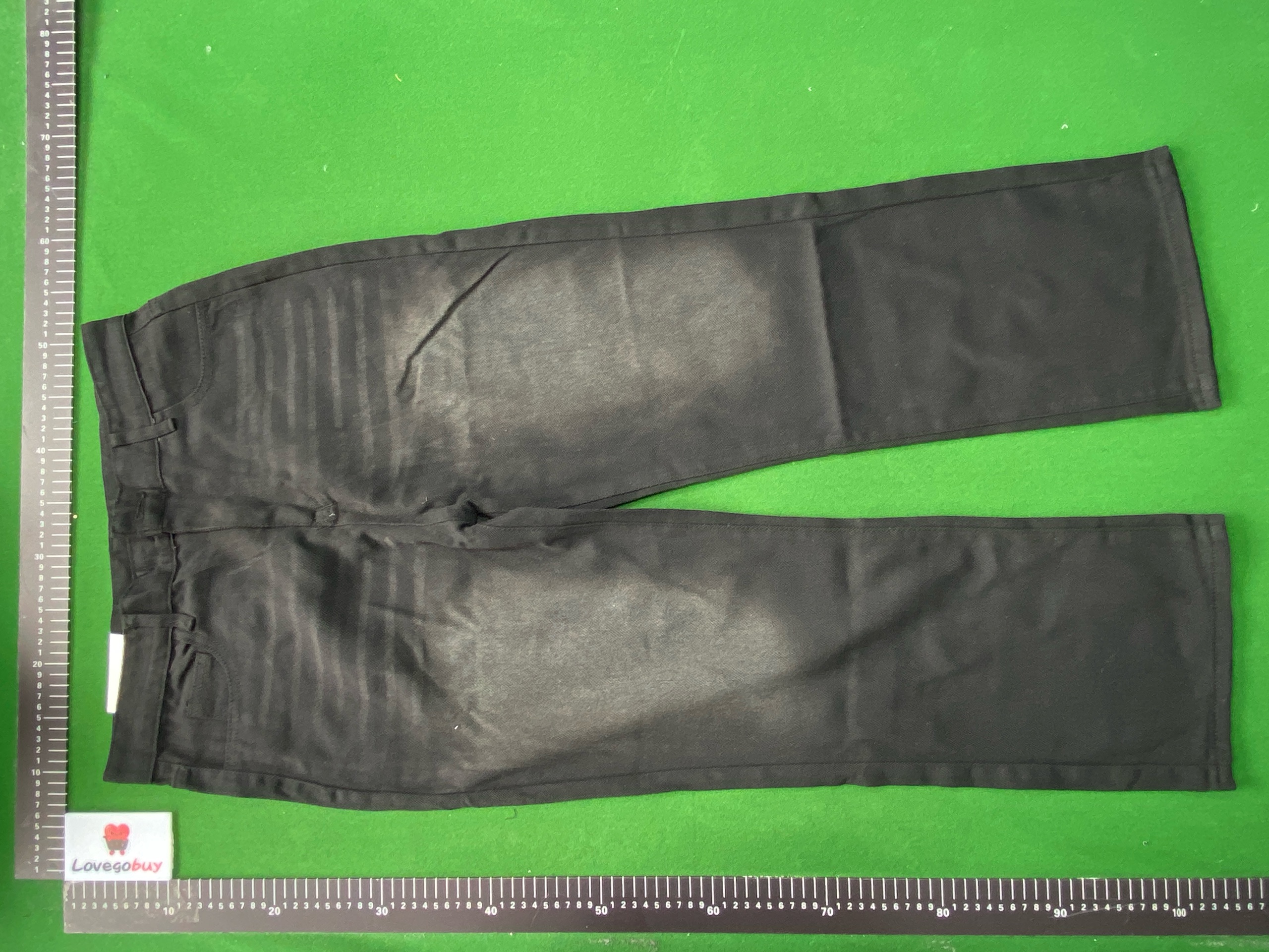 Foto QC 4 de LKTM Jeans Straight Wide Leg Washed Black
