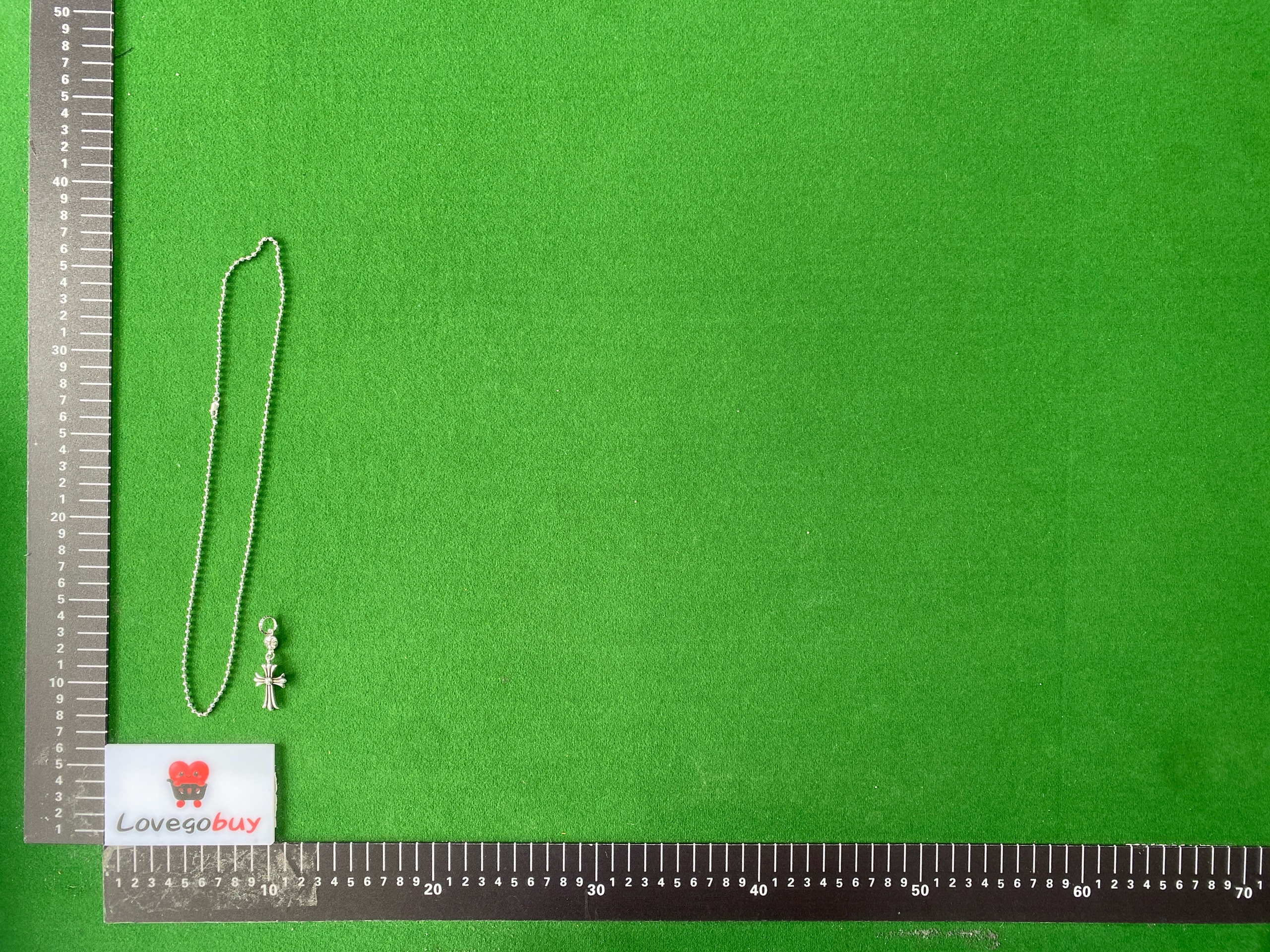 Foto QC 6 de Chrome Hearts Cross Necklace Silver