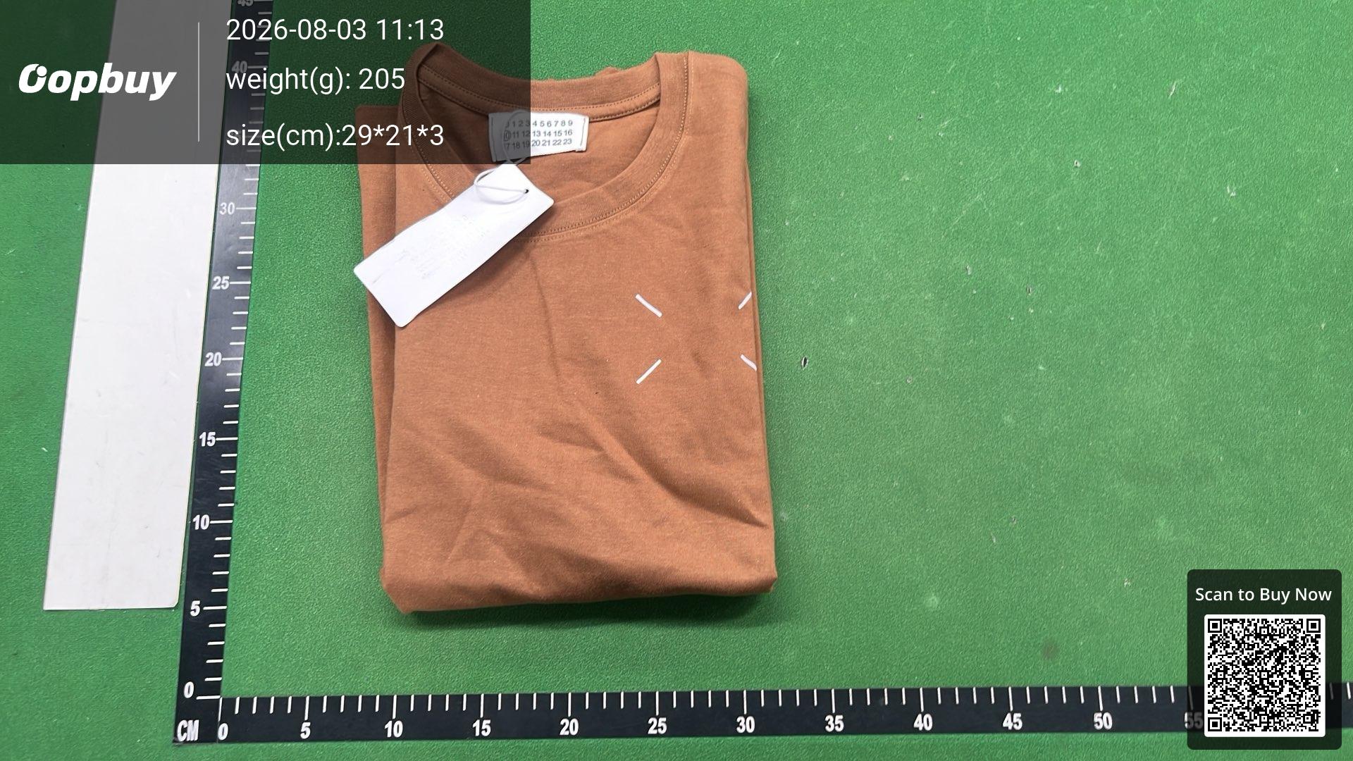 Foto QC 8 de Maison Margiela T-shirt Numeric Logo Black