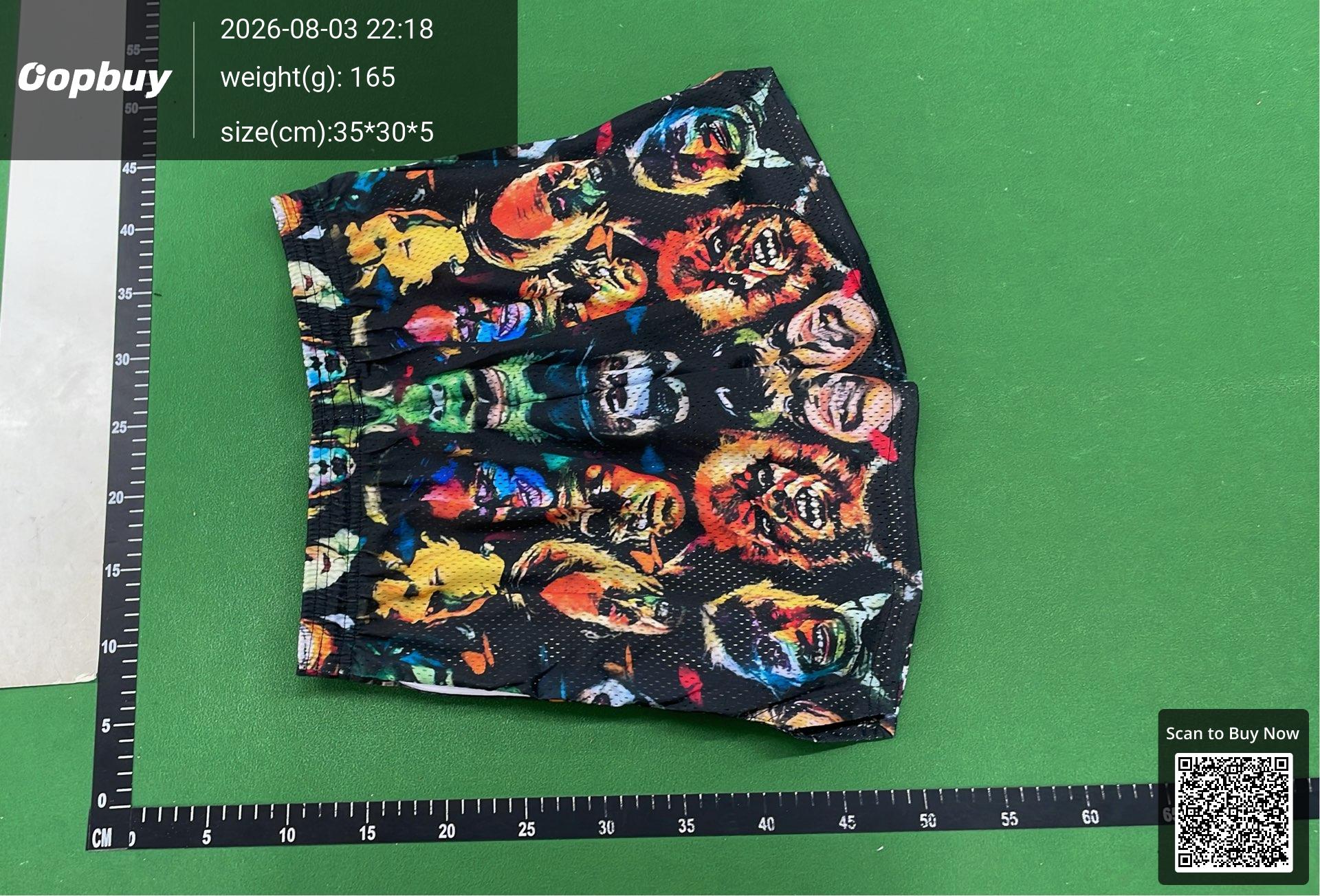 Foto QC 7 de Ryoko Rain Basketball Shorts Mesh Paisley Navy