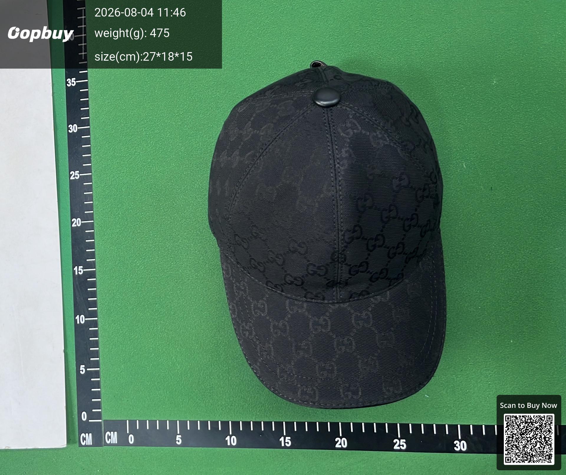 Foto QC 4 de Gucci Original GG Canvas Web Cap Beige