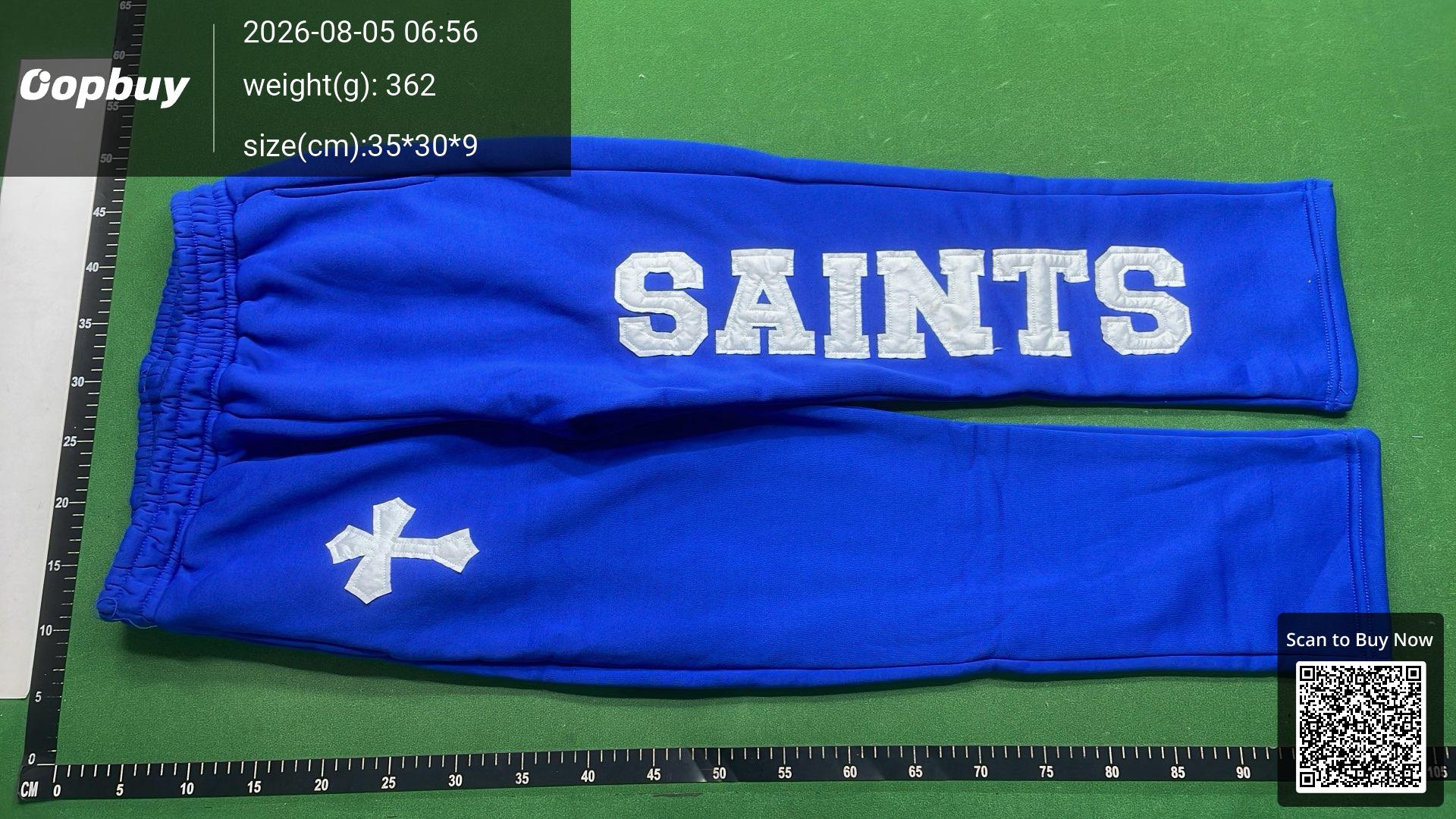 Foto QC 2 de Saint Mxxxxxx Sweatpants Saints Letter Patch Flare Grey
