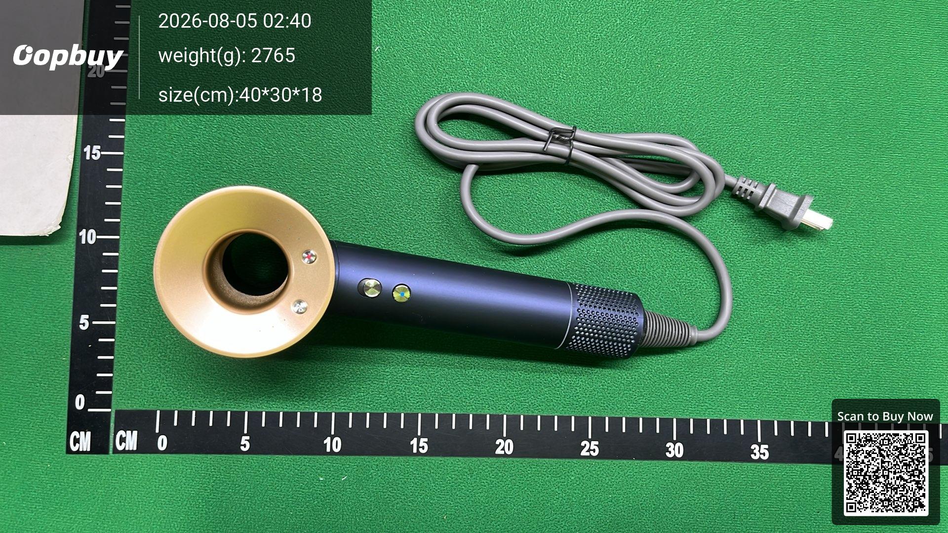 Foto QC 5 de Generic Bladeless Hair Dryer High-Speed Ionic 5 Nozzles Macaron Pink