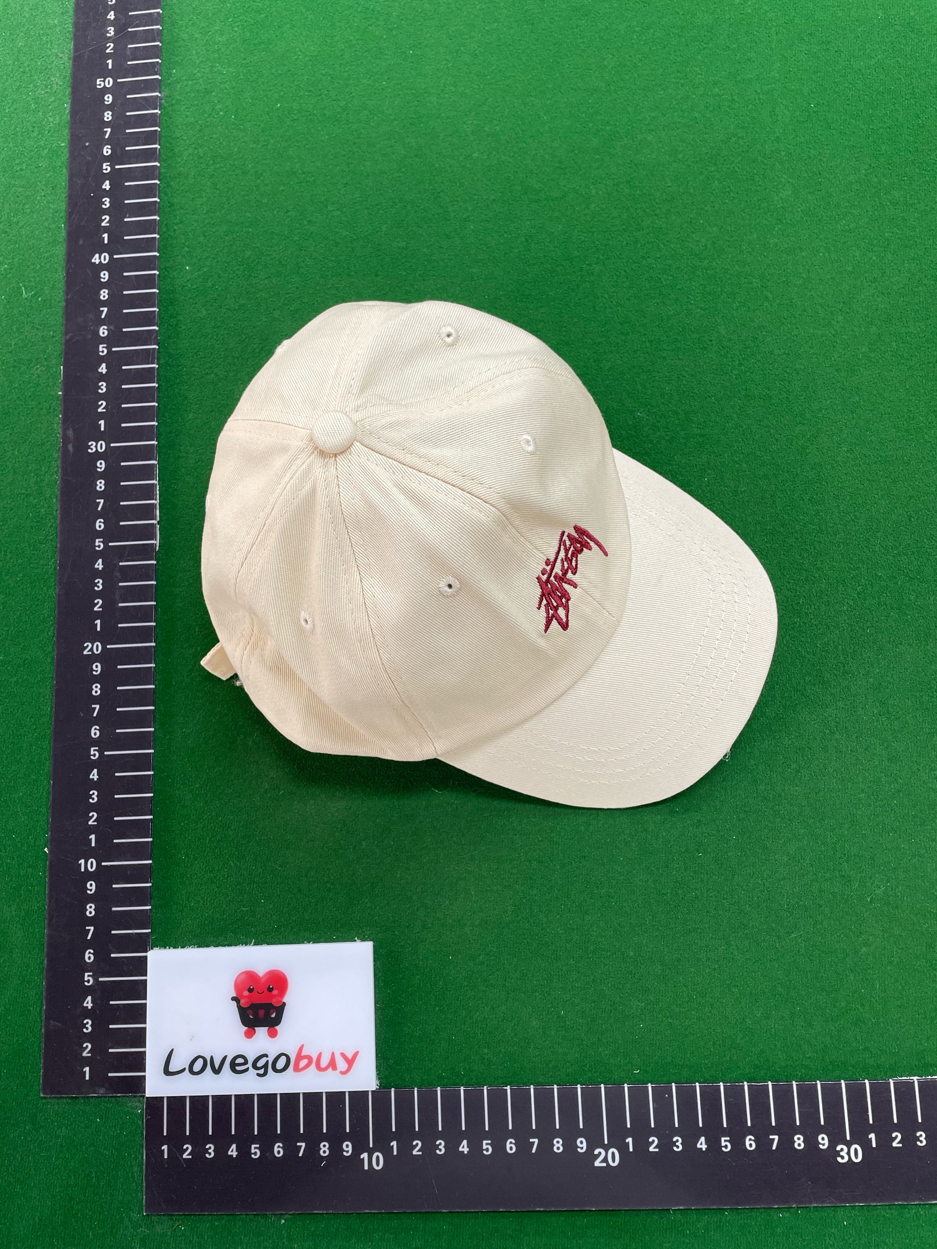 Foto QC 7 de Stussy Stock Logo Cap Navy
