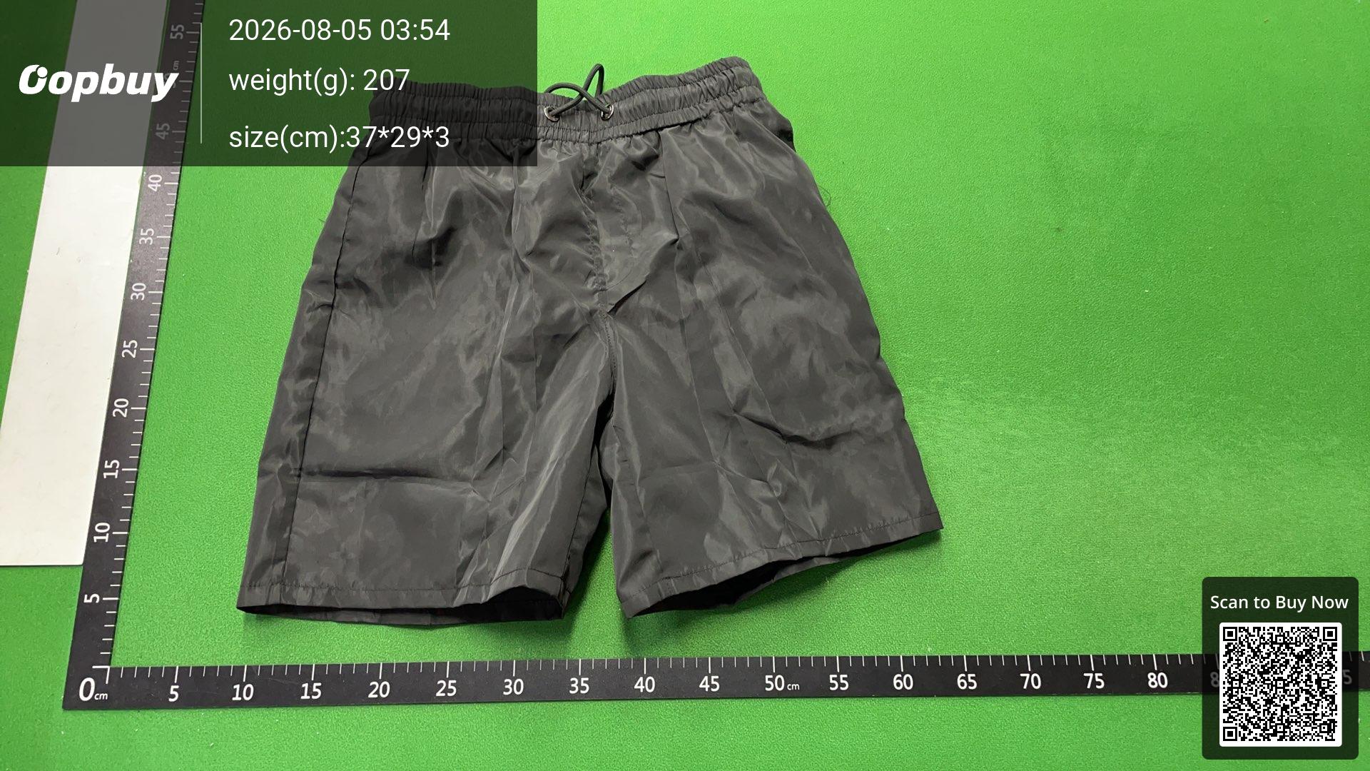Foto QC 2 de Louis Vuitton 2025 Summer Board Shorts Monogram Mesh Black