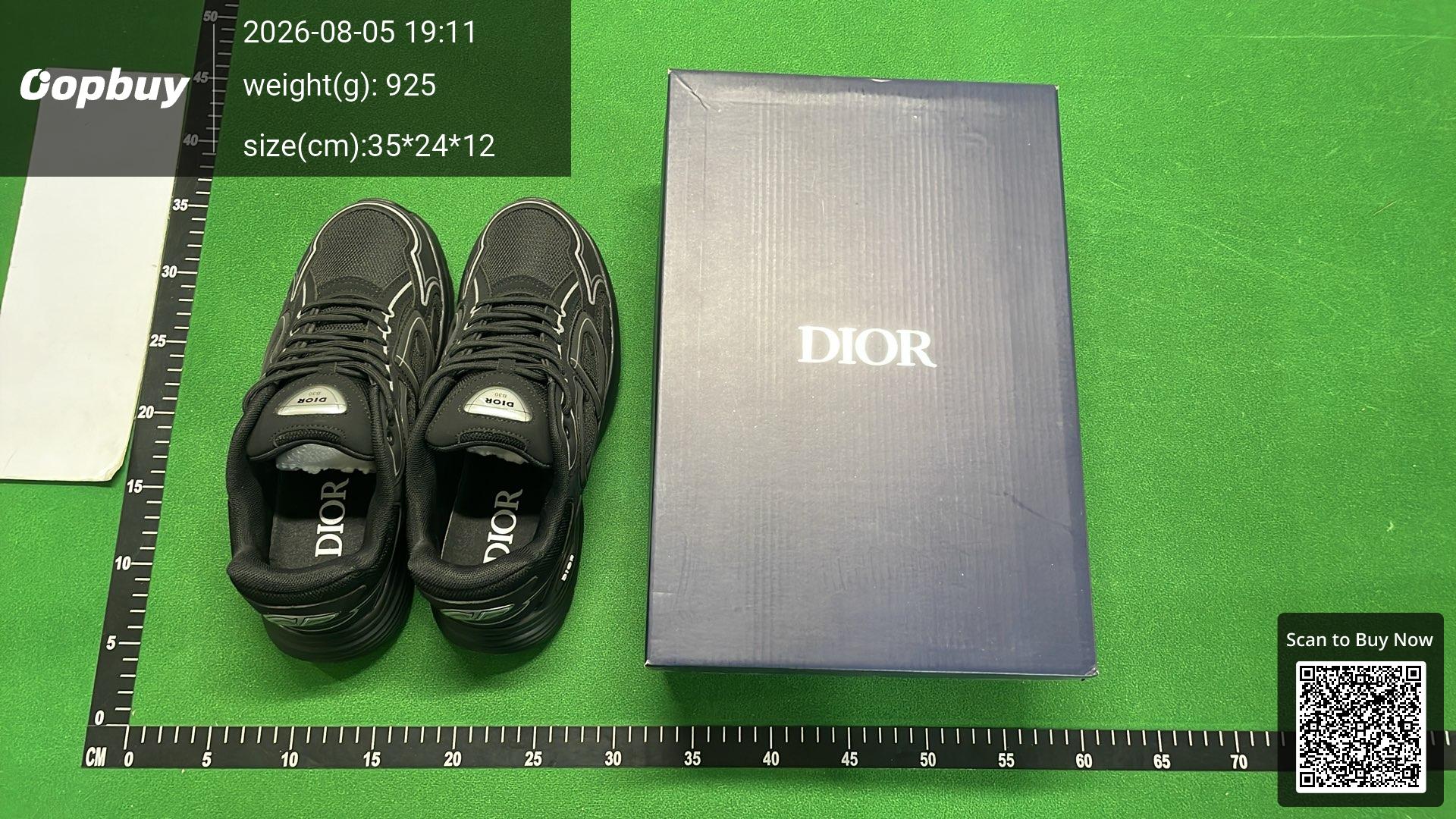 Foto QC 1 de Dior B30 Mesh and Technical Fabric Sneakers CD Logo
