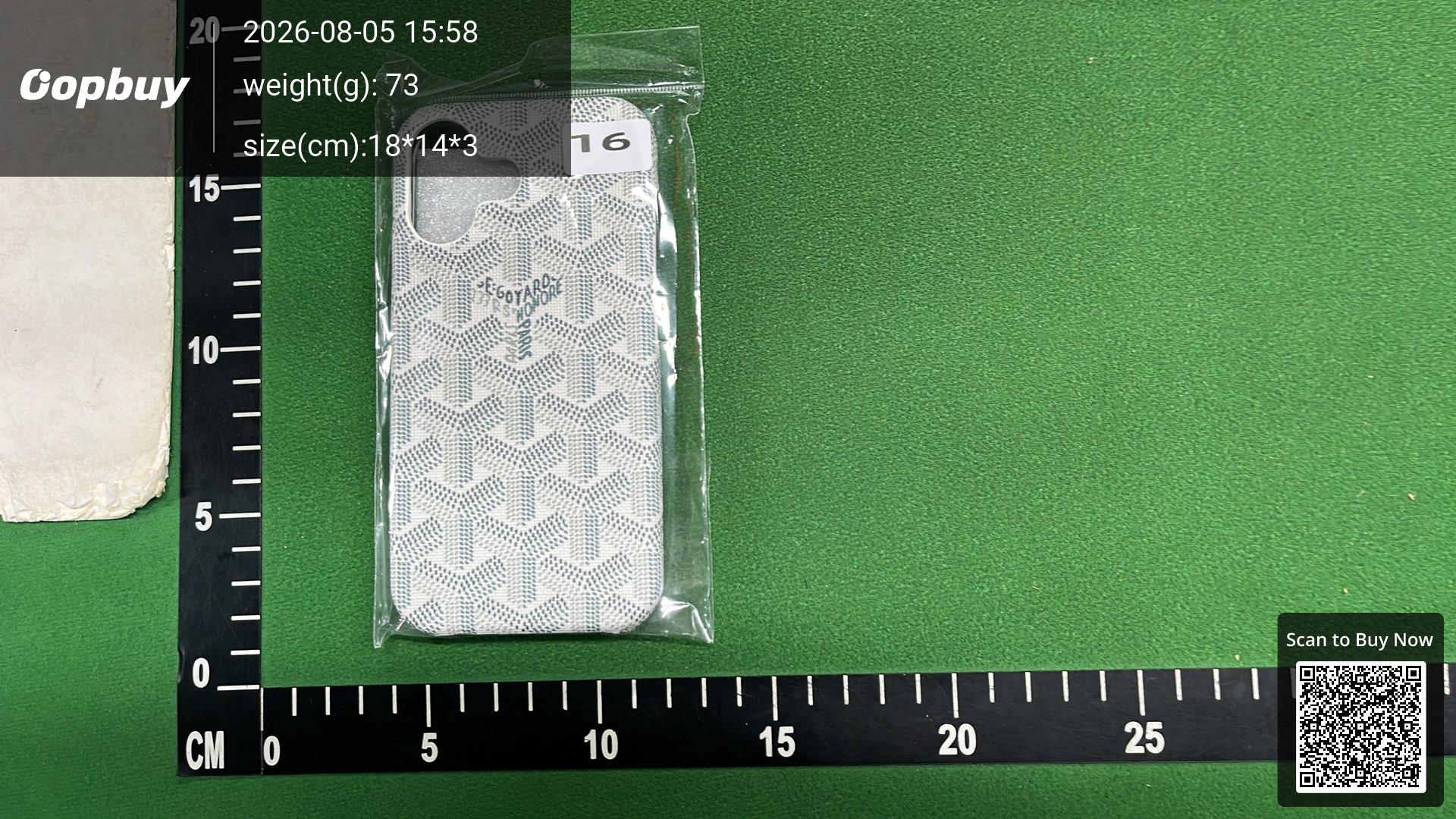 Foto QC 3 de Goyard Goyardine Case for iPhone 12 Pro Pink