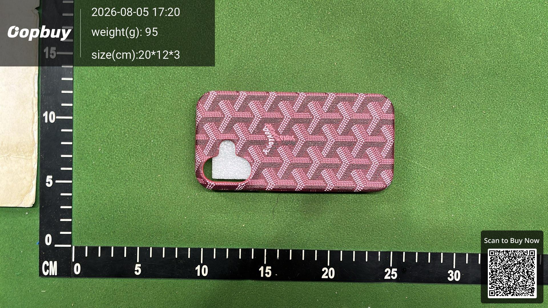 Foto QC 3 de Goyard Goyardine Case for iPhone 15 Pro Pink
