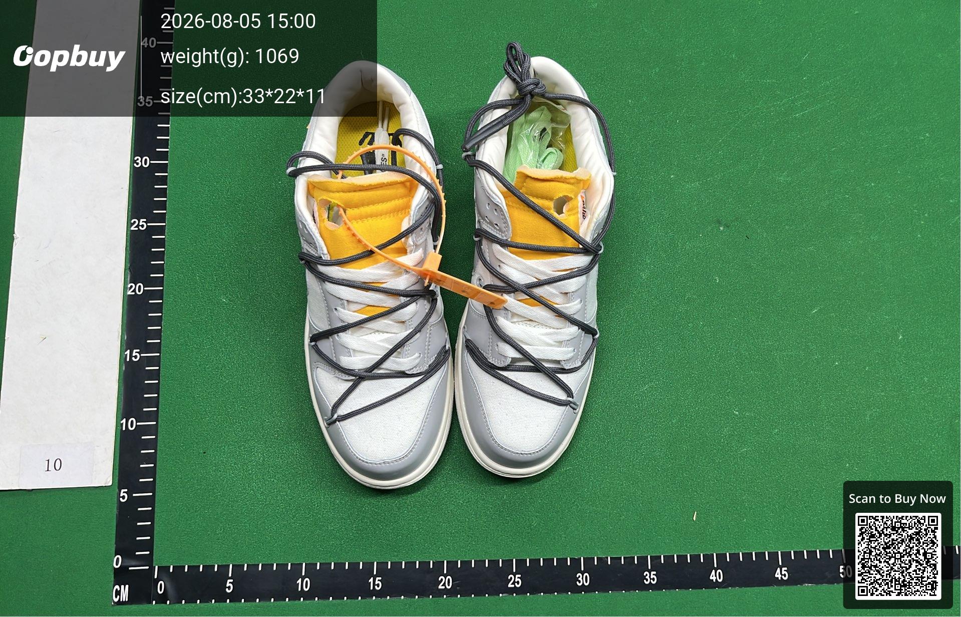 Foto QC 6 de Nike Dunk Low Off-White Lot 21 DM1602-100