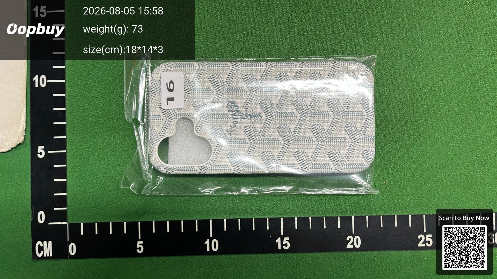 Foto QC 1 de Goyard Goyardine Case for iPhone 12 Pro Pink
