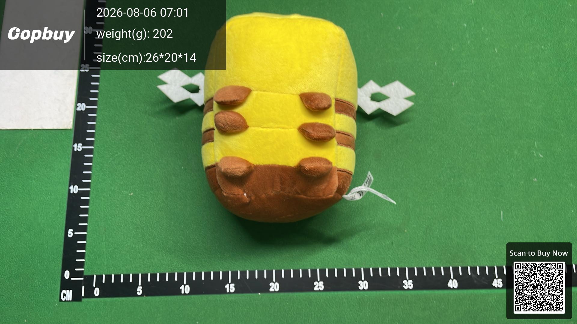 Foto QC 7 de Minecraft Bee Plush Doll