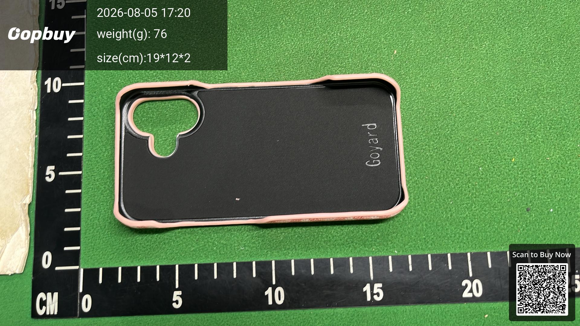 Foto QC 8 de Goyard Goyardine Case for iPhone 15 Pro Pink