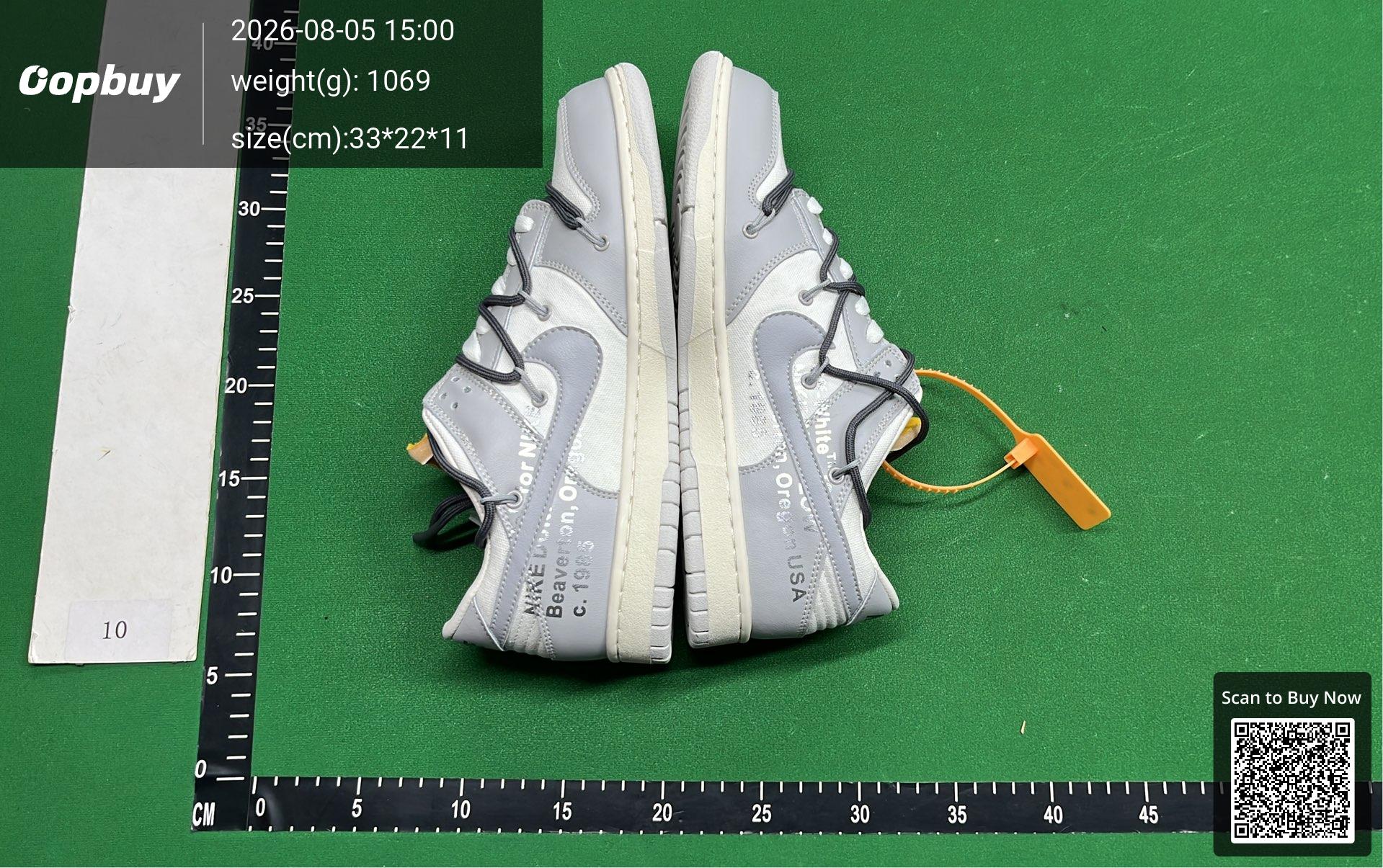 Foto QC 4 de Nike Dunk Low Off-White Lot 21 DM1602-100