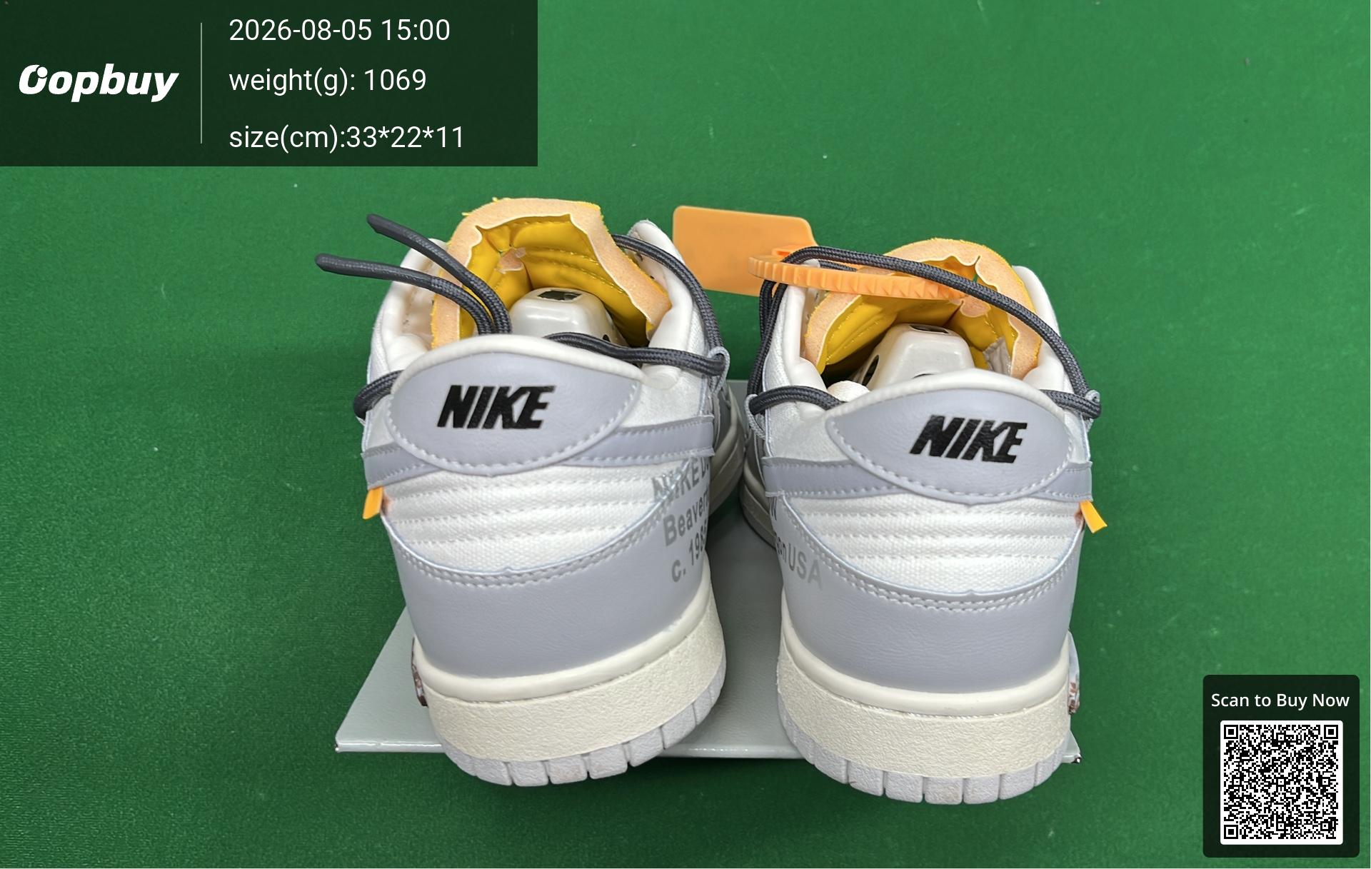 Foto QC 3 de Nike Dunk Low Off-White Lot 21 DM1602-100