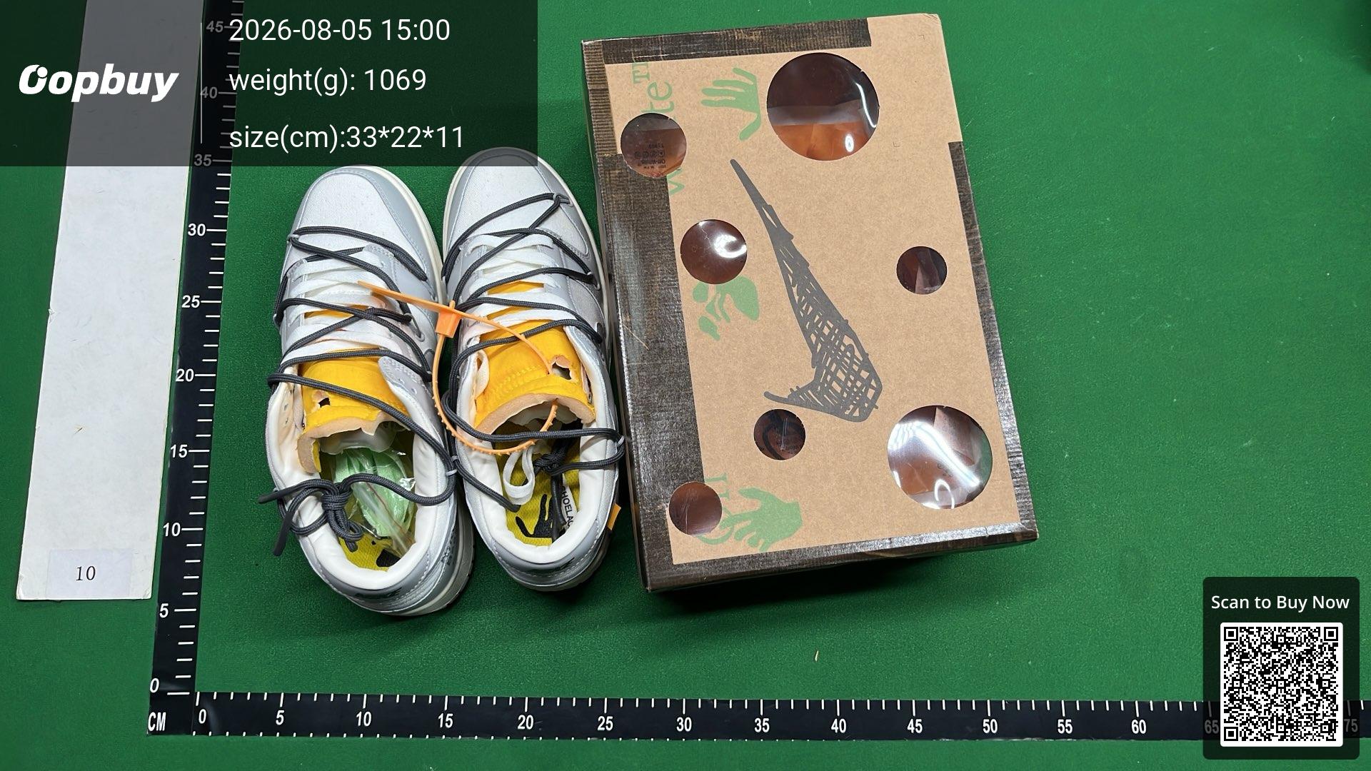 Foto QC 1 de Nike Dunk Low Off-White Lot 21 DM1602-100