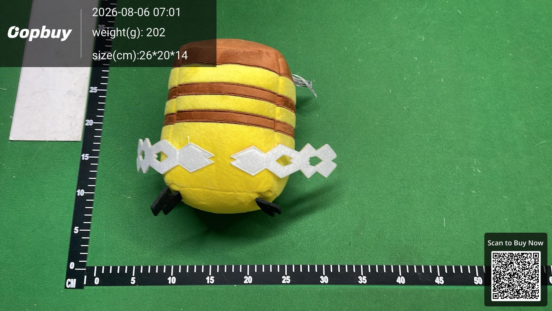 Foto QC 6 de Minecraft Bee Plush Doll
