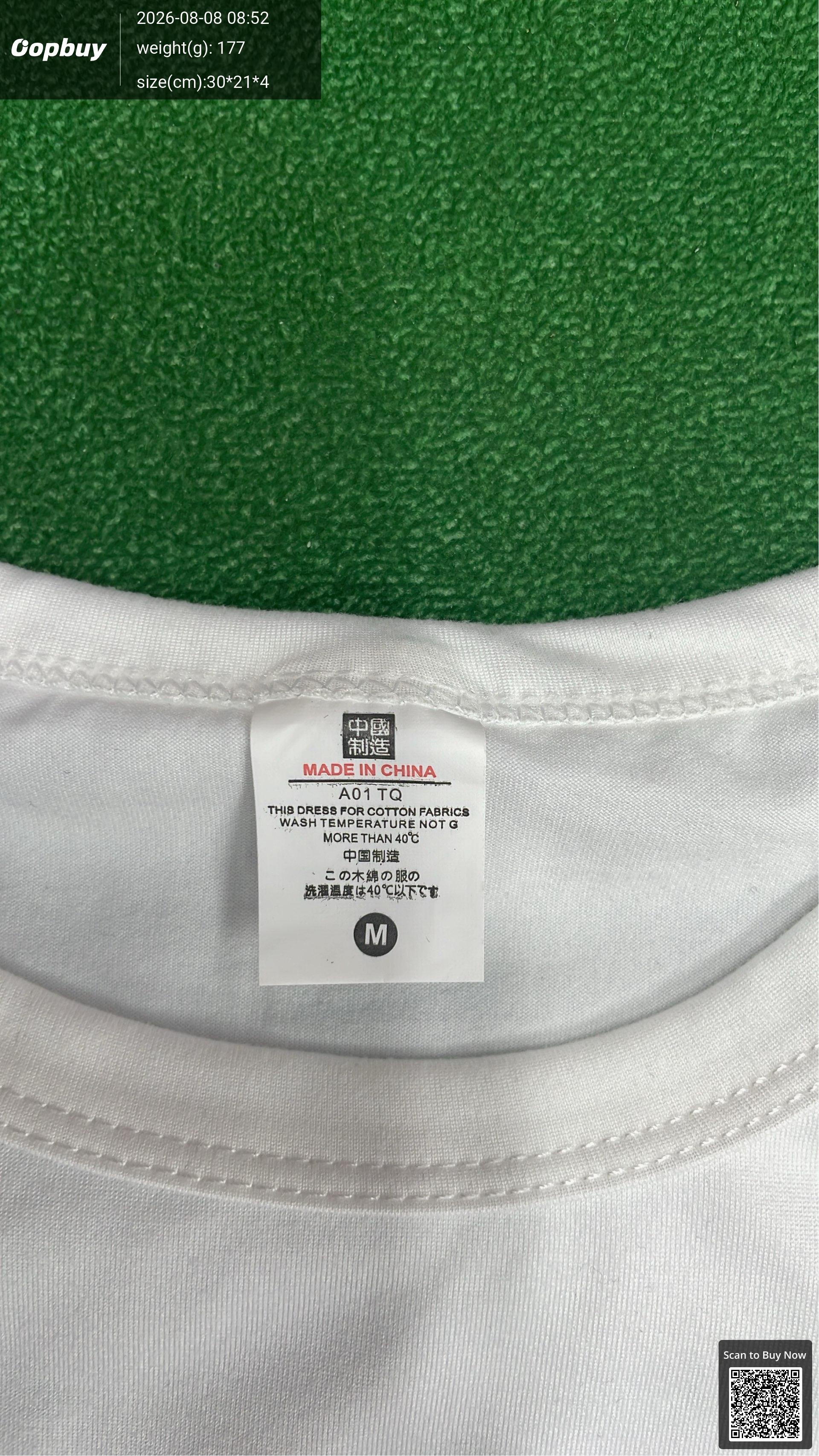 Foto QC 1 de Other Solid Color Long Sleeve T-shirt Dark Green