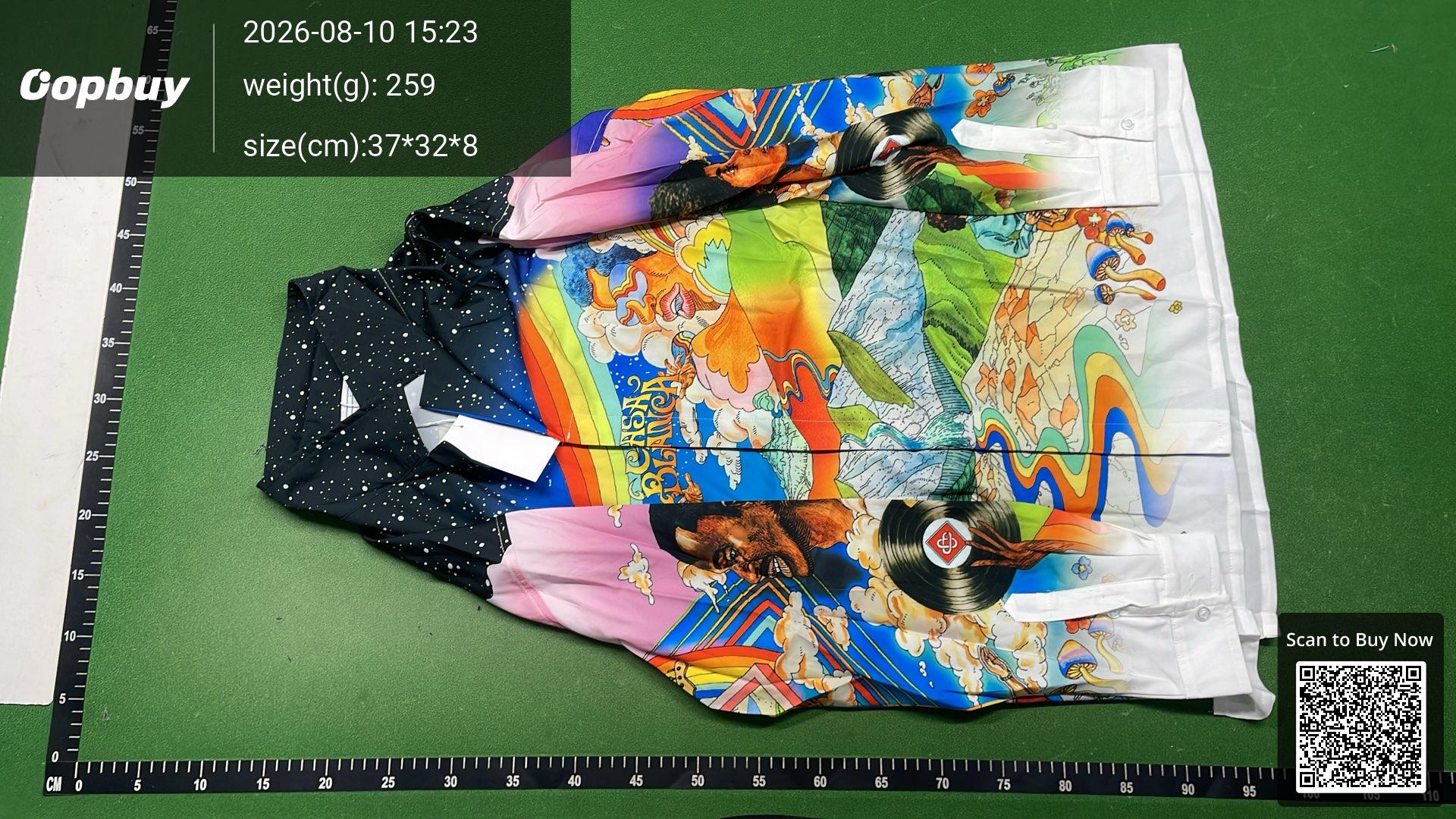 Foto QC 6 de Casablanca Shirt Lost Angels Print White