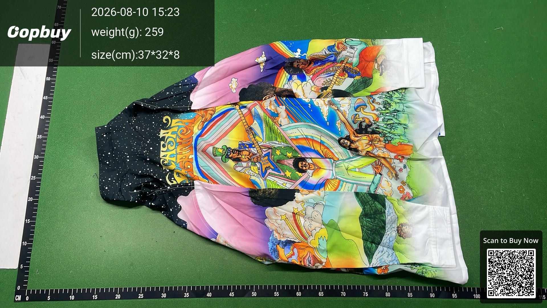 Foto QC 7 de Casablanca Shirt Lost Angels Print White