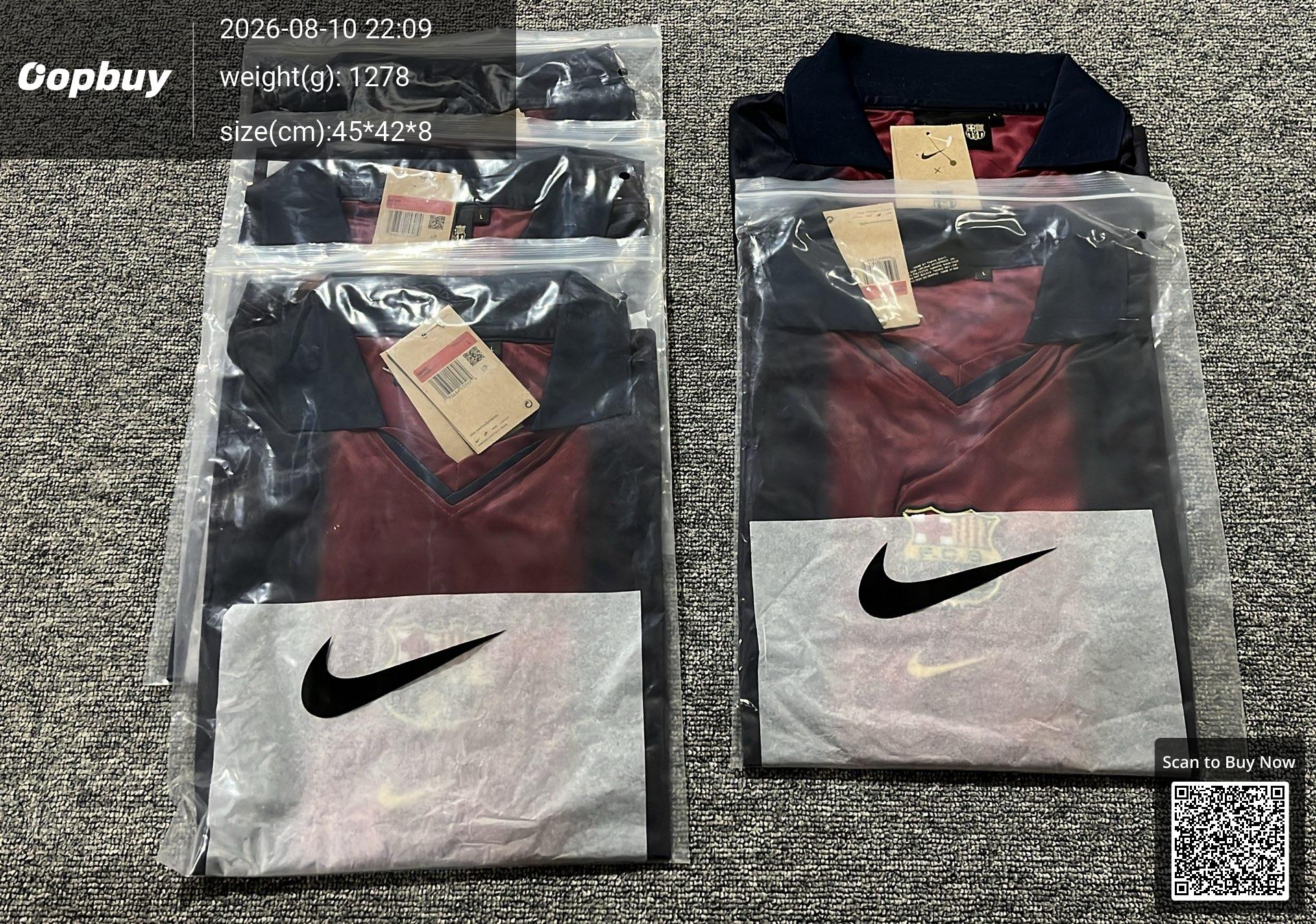 Foto QC 4 de Travis Scott x Nike x FC Barcelona 2025/26 Home Skeleton Jersey Multicolor