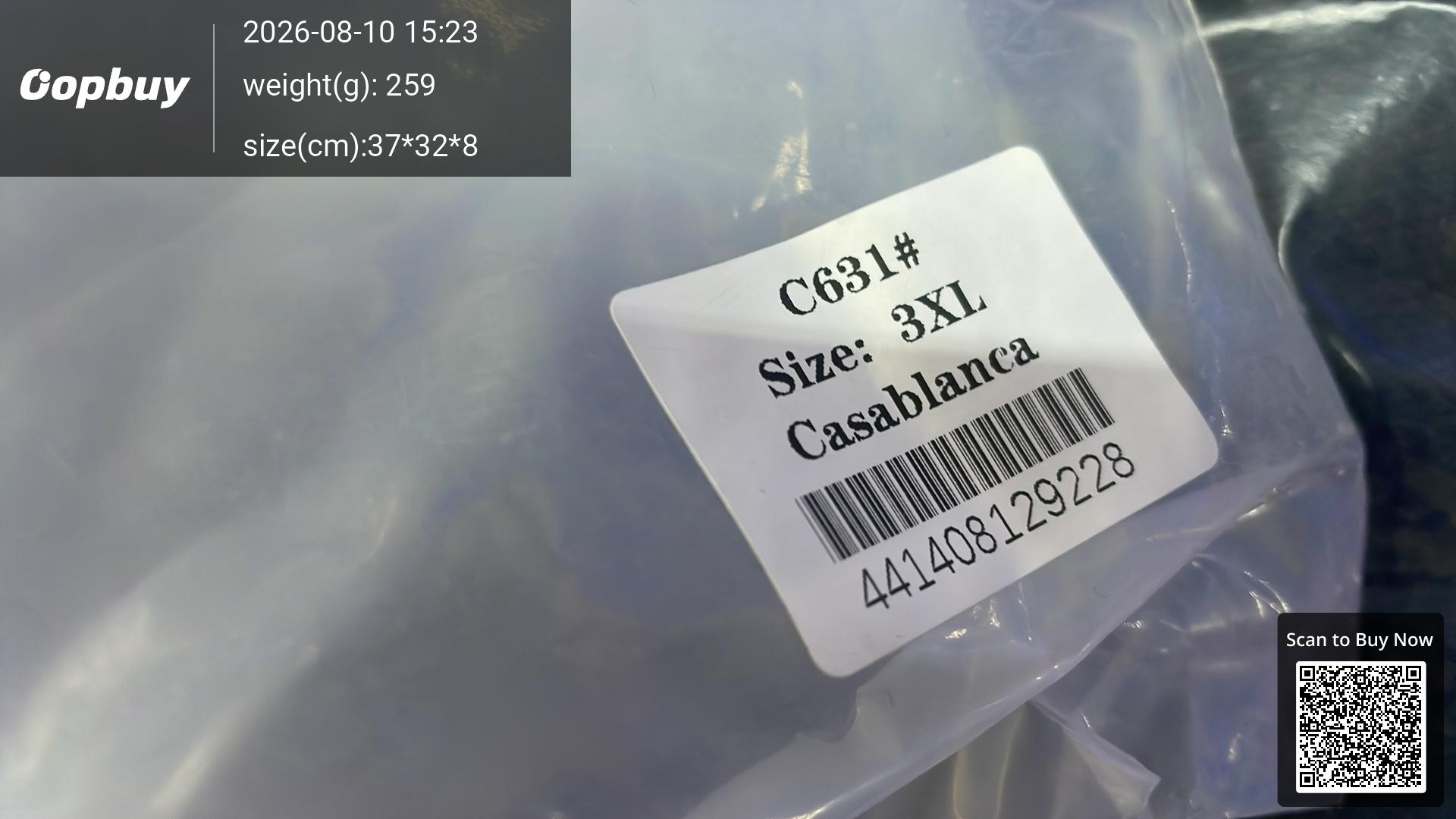 Foto QC 5 de Casablanca Shirt Lost Angels Print White