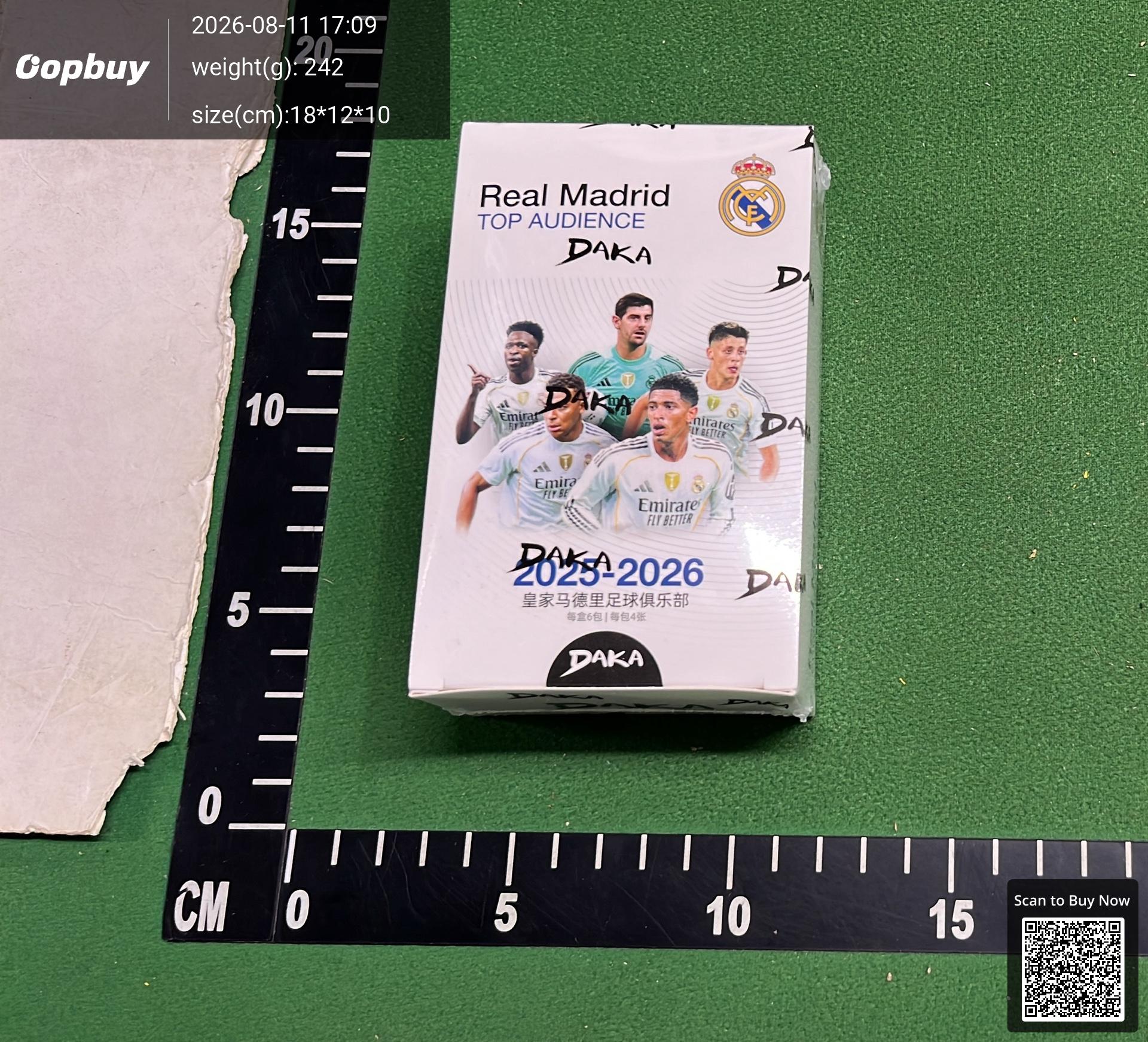 Foto QC 3 de DAKA Croatia National Football Team Top Audience Series 2026 Edition Paper Trading Card Box