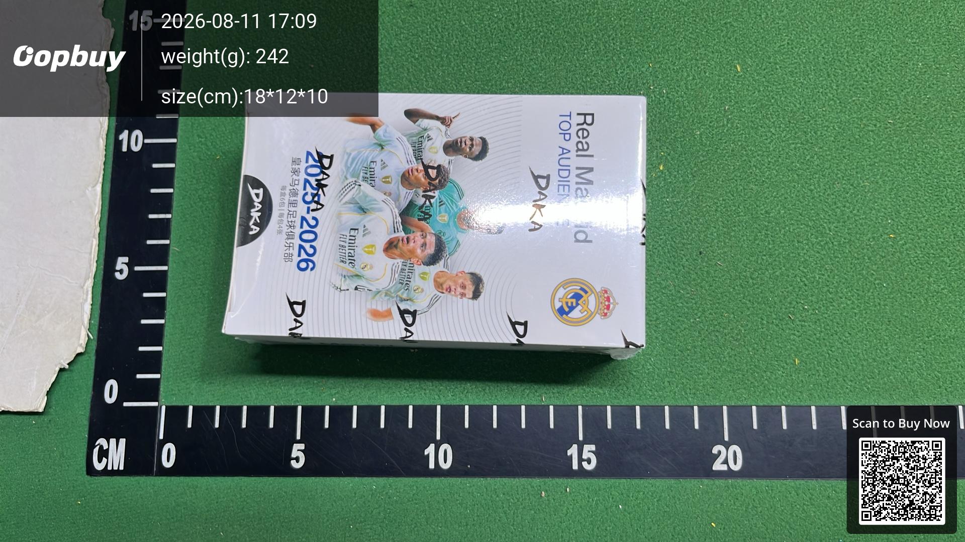 Foto QC 1 de DAKA Croatia National Football Team Top Audience Series 2026 Edition Paper Trading Card Box