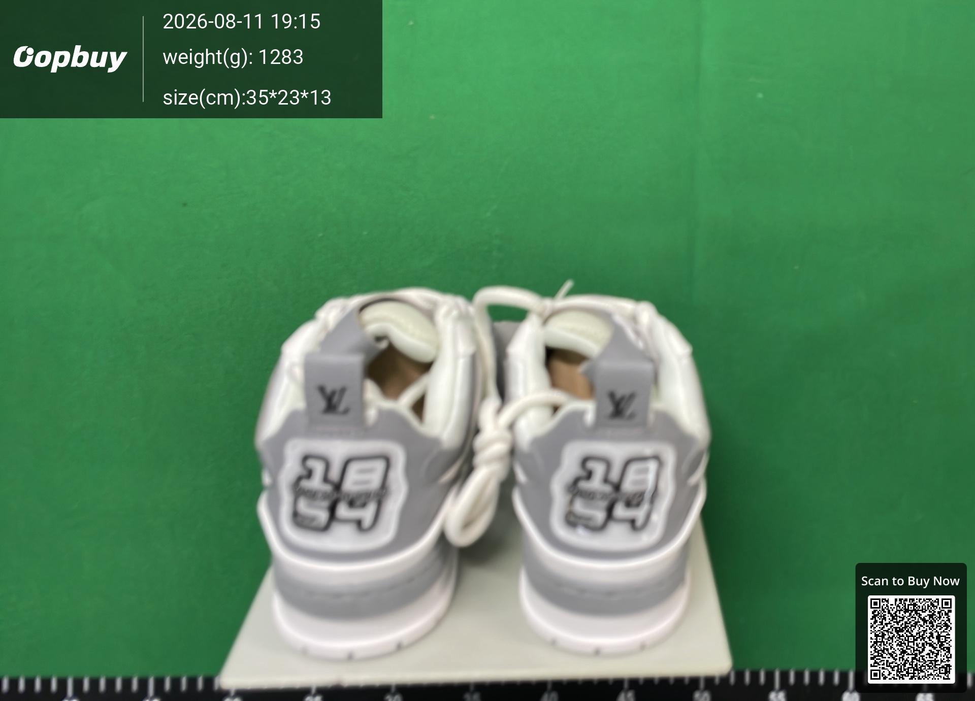 Foto QC 3 de Louis Vuitton LV Skate Sneaker Red Mesh Suede Double Laces