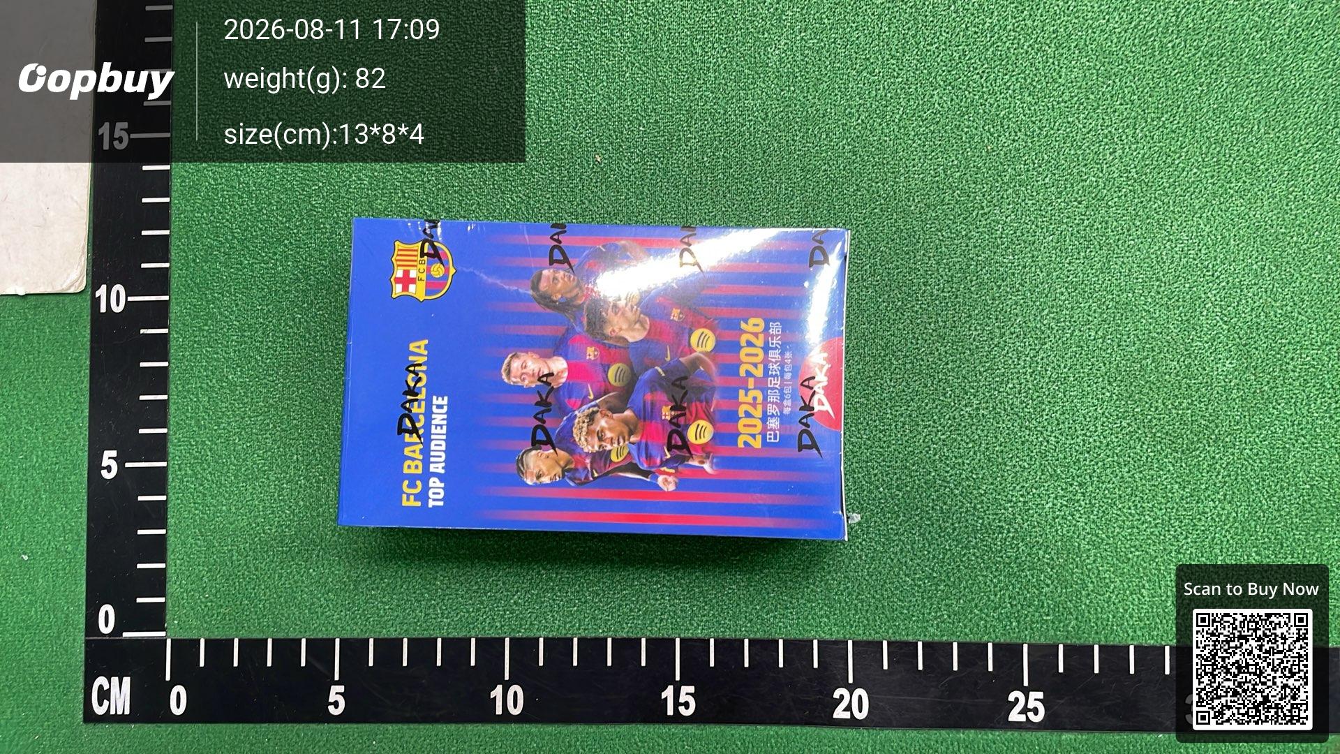 Foto QC 7 de DAKA Croatia National Football Team Top Audience Series 2026 Edition Paper Trading Card Box