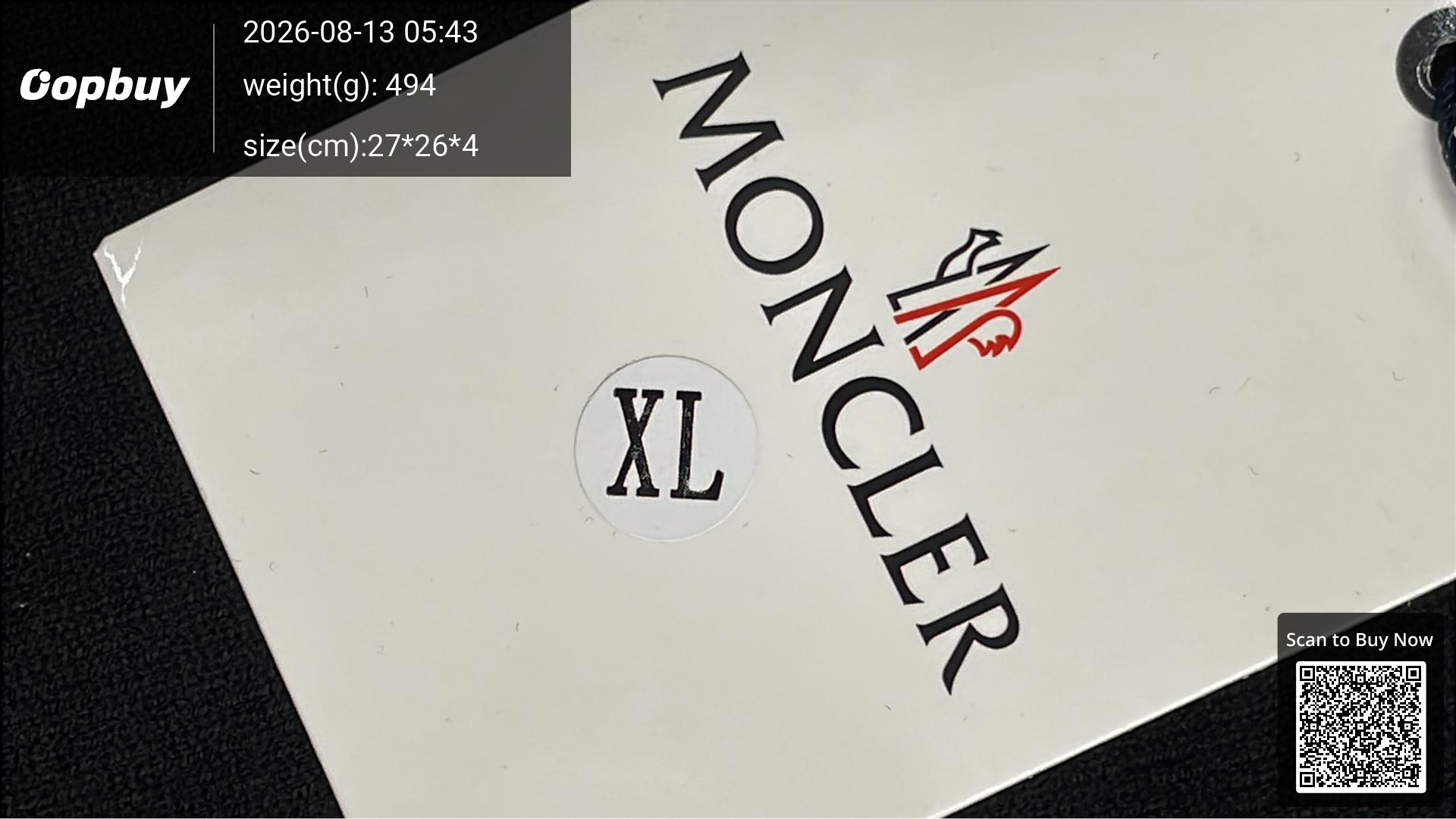Foto QC 5 de Moncler Palm Angels Crewneck Sweater Logo Knit White
