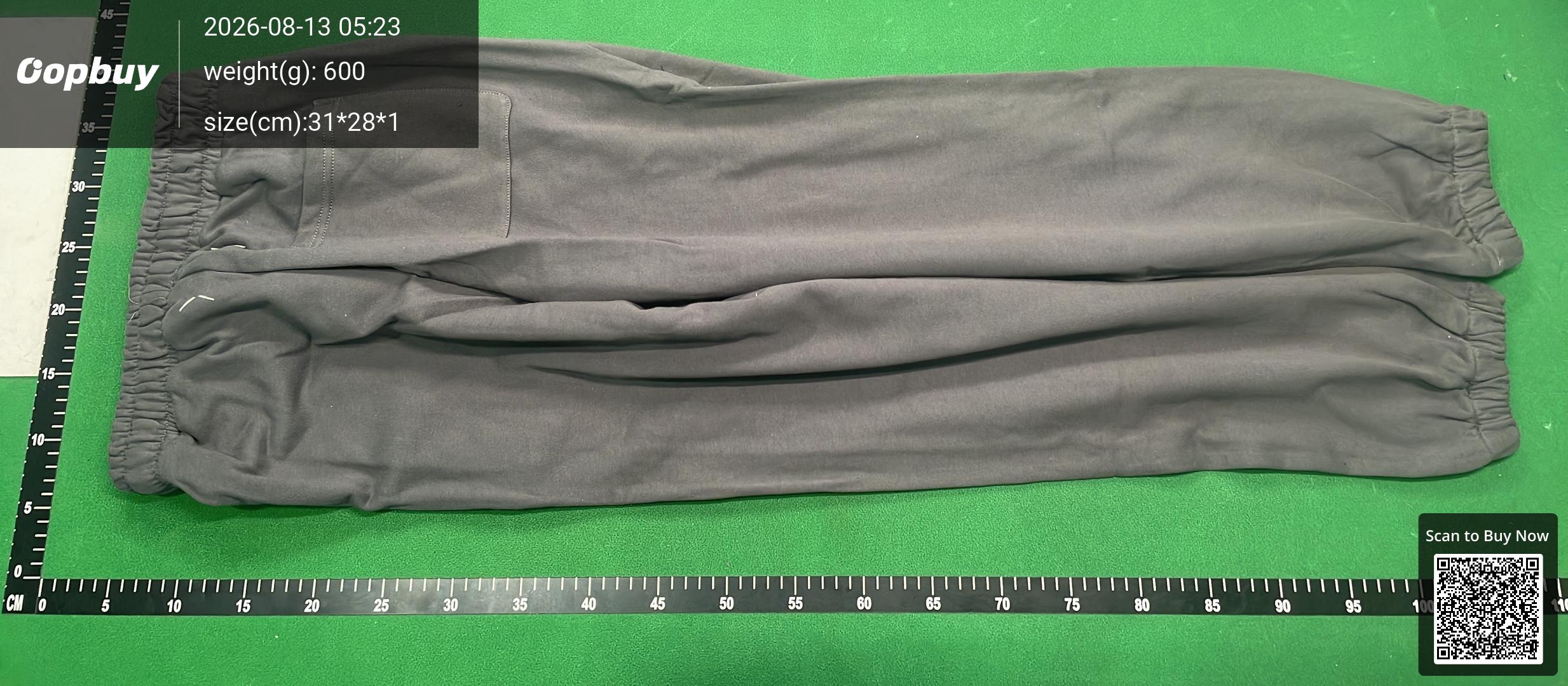 Foto QC 7 de Maison Margiela Sweatpants Numeric Logo Print Grey