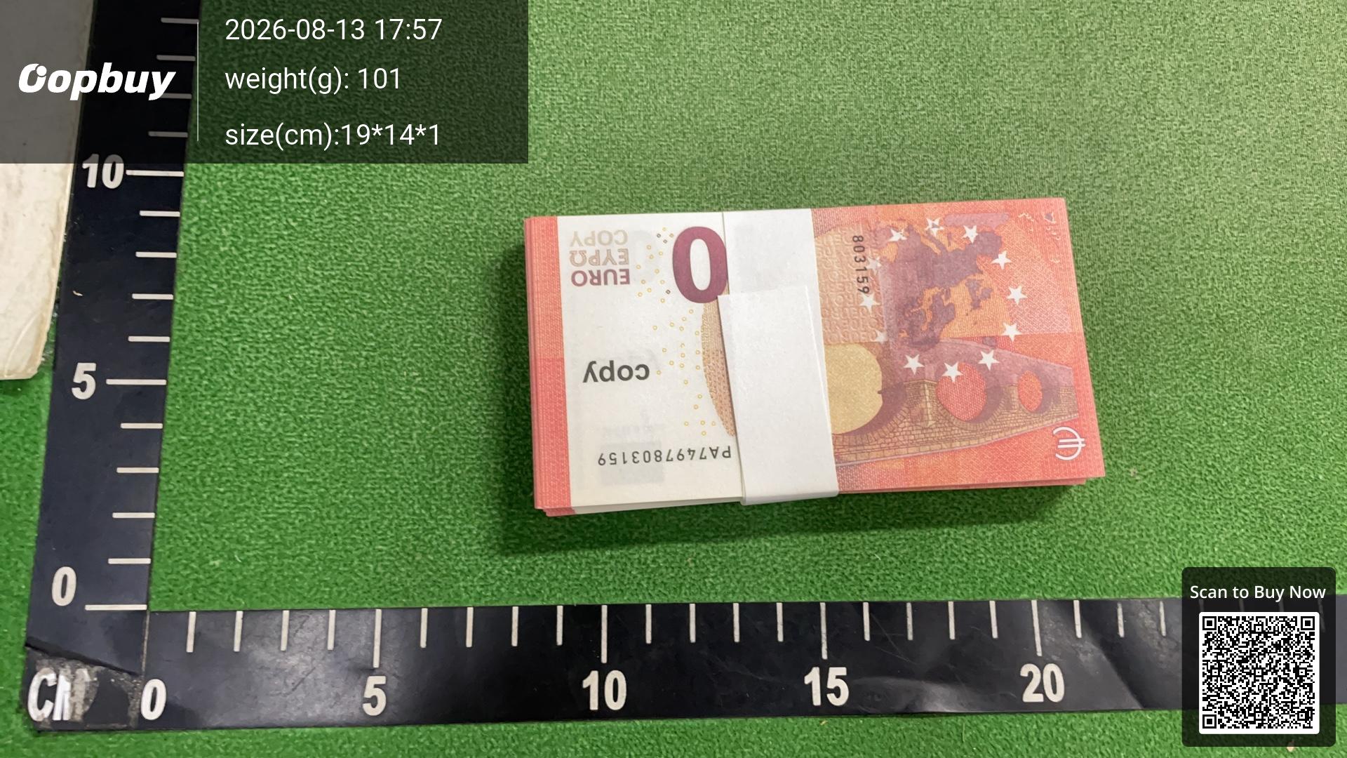 Foto QC 1 de Generic Canadian 20 Dollars Prop Training Money Paper Banknote