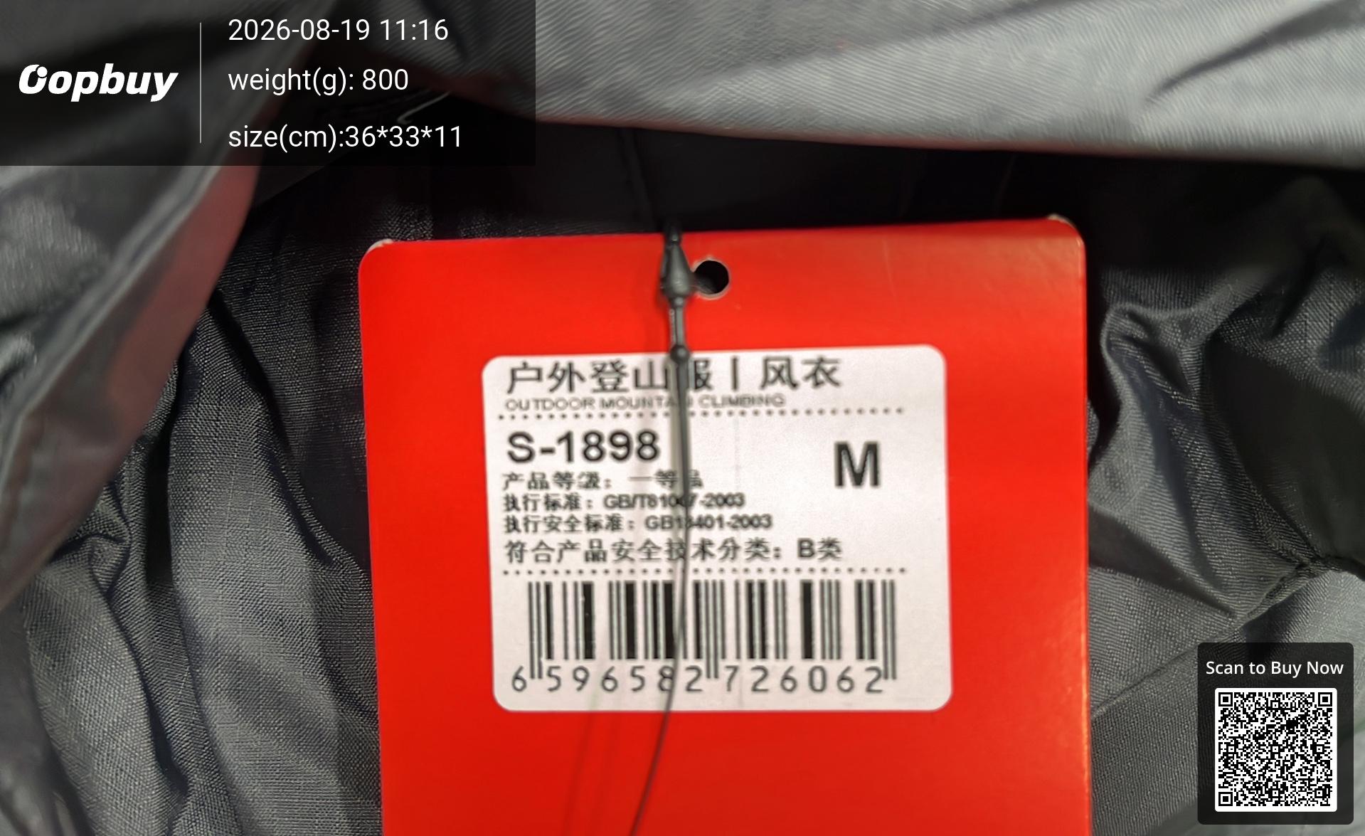 Foto QC 1 de The North Face Summit Series Windbreaker Jacket Waterproof Hooded Black