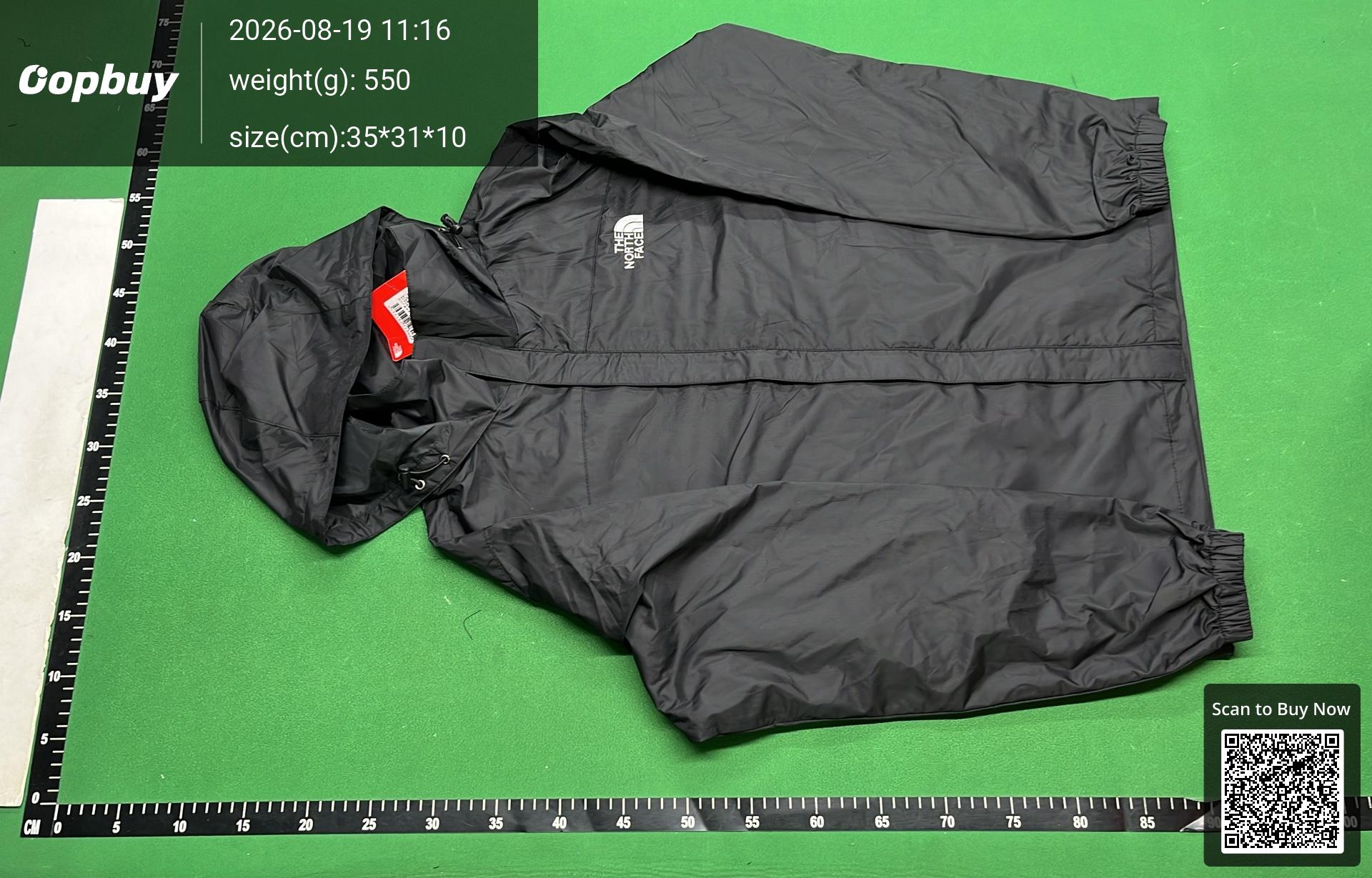 Foto QC 6 de The North Face Summit Series Windbreaker Jacket Waterproof Hooded Black