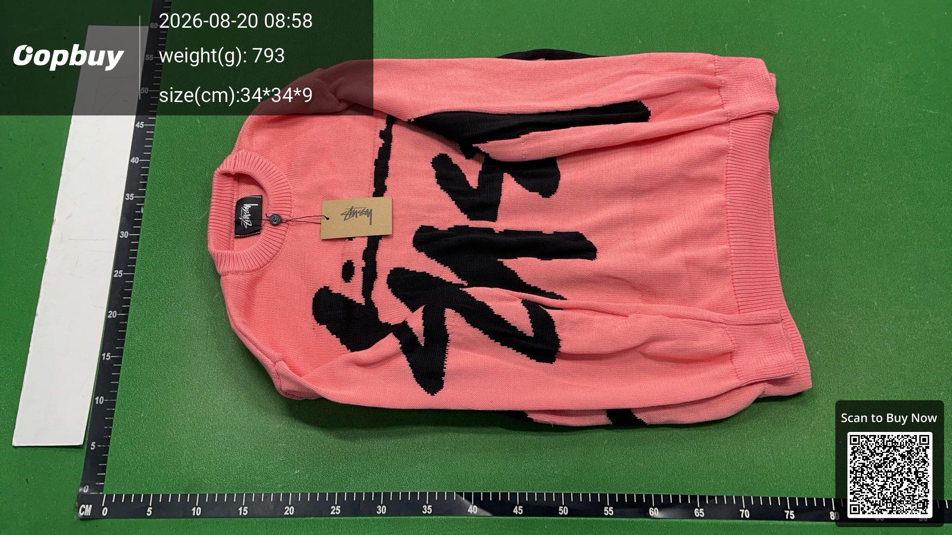 Foto QC 6 de Saint Laurent Crewneck Sweater Mohair Script Logo Black