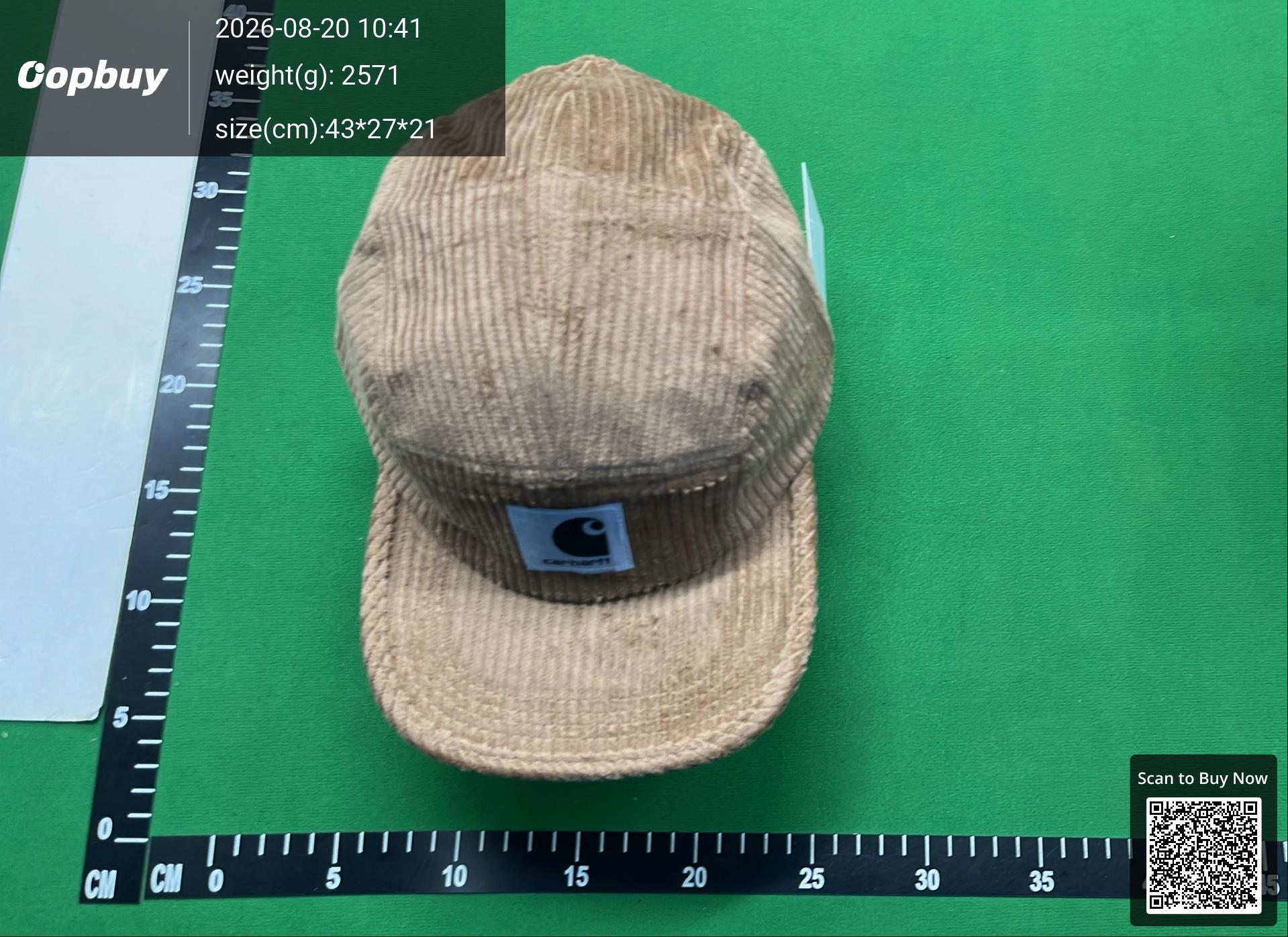 Foto QC 8 de Carhartt Corduroy 5-Panel Cap Navy