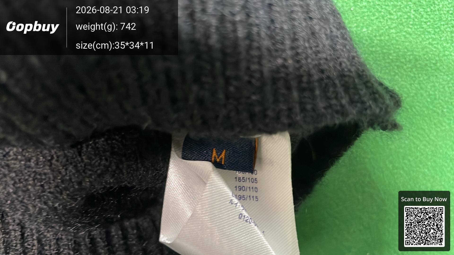 Foto QC 5 de Stussy Stock Knit Crewneck Sweater Black