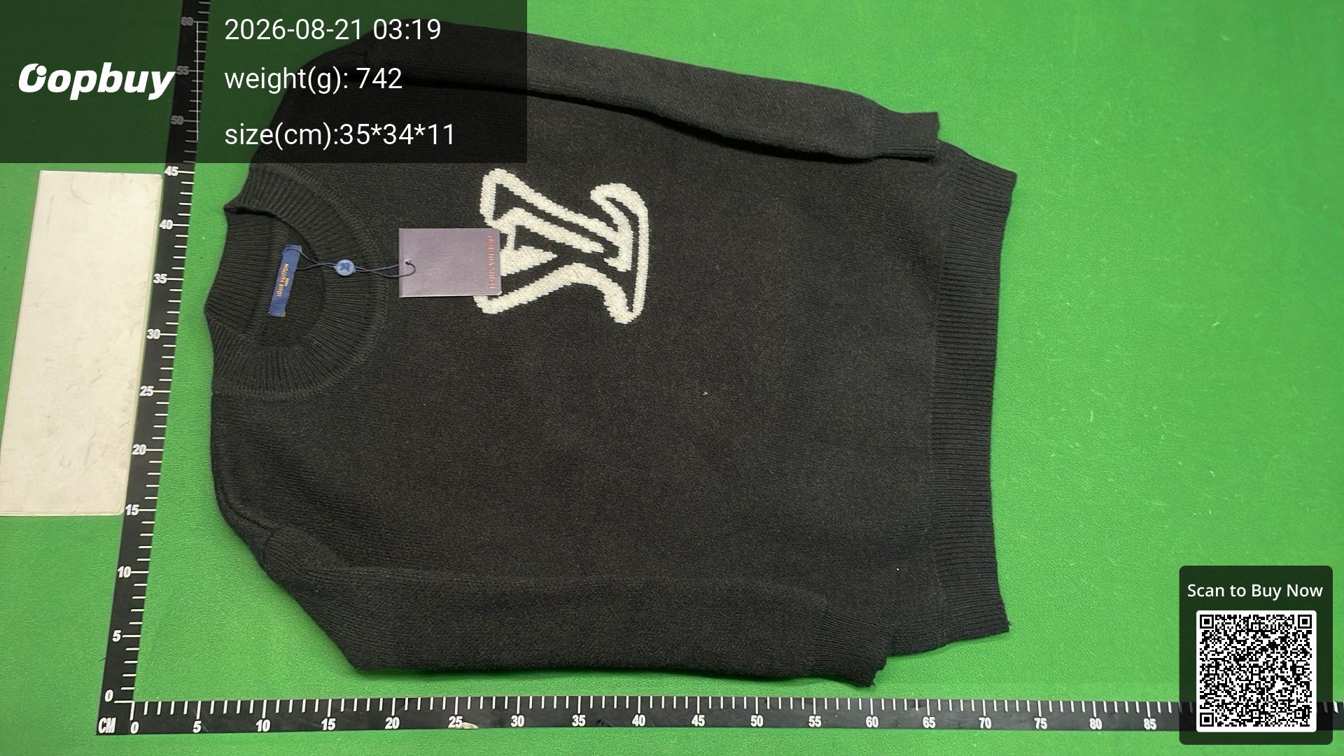 Foto QC 6 de Stussy Stock Knit Crewneck Sweater Black