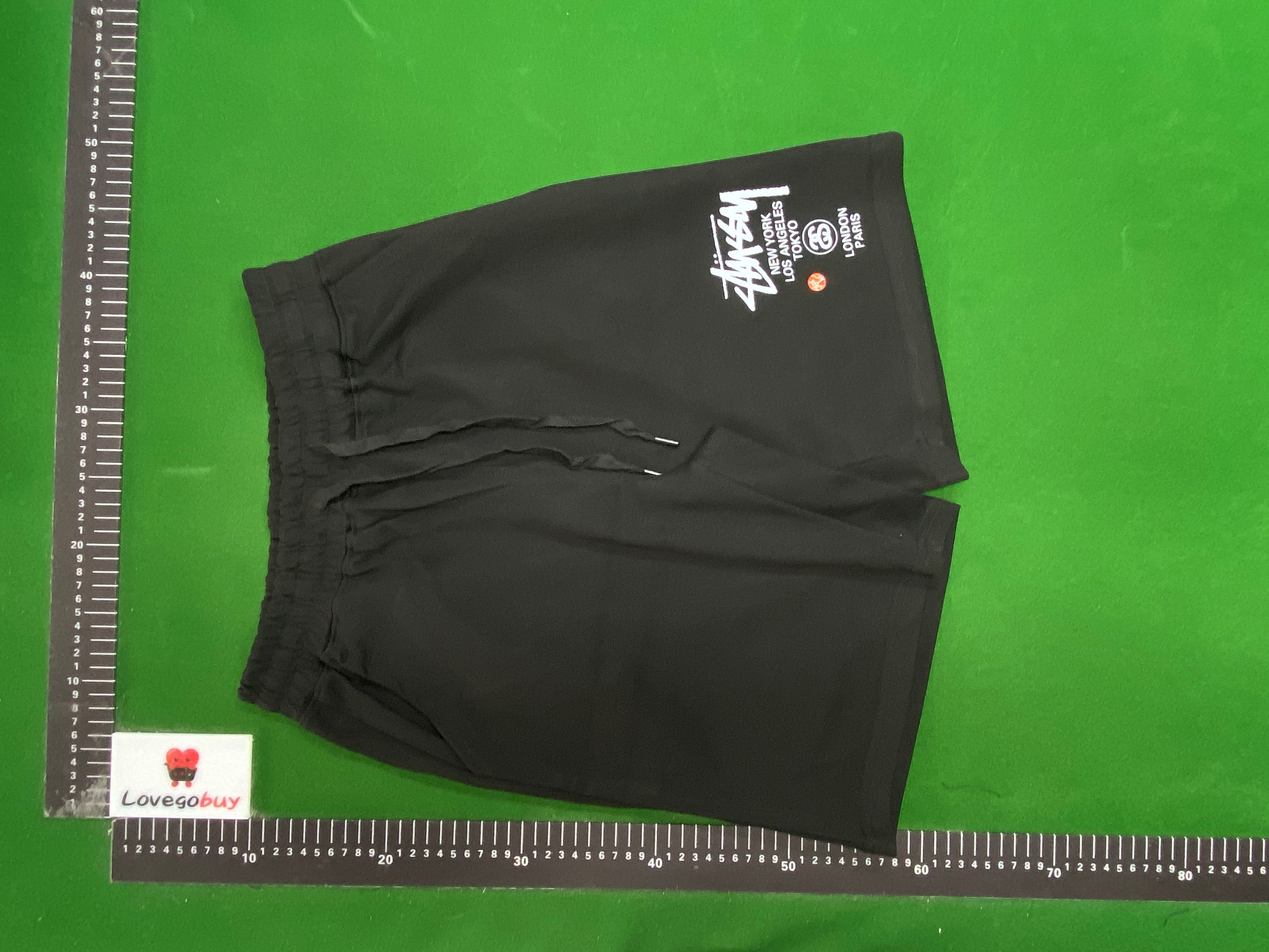 Foto QC 2 de Stussy Sweat Shorts Ace Of Spades Black