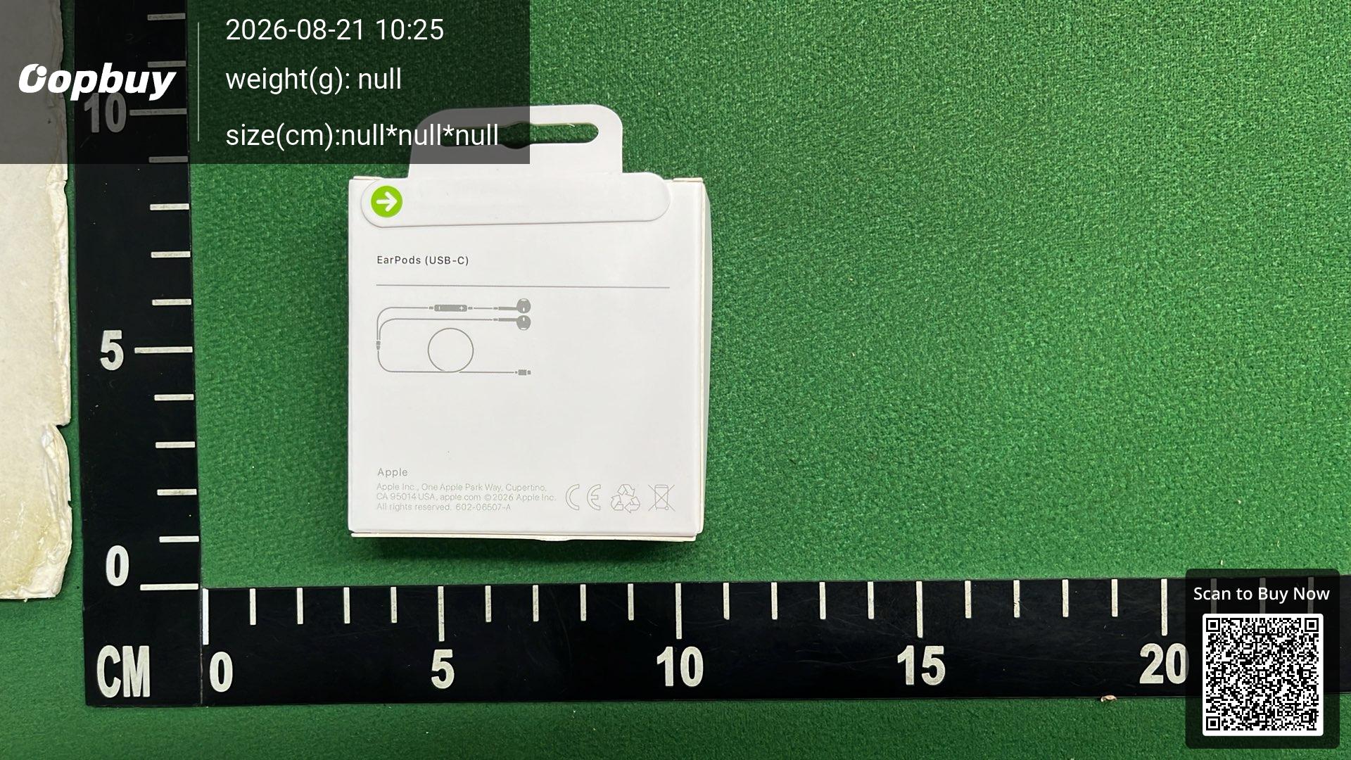 Foto QC 2 de Apple EarPods with Lightning Connector White
